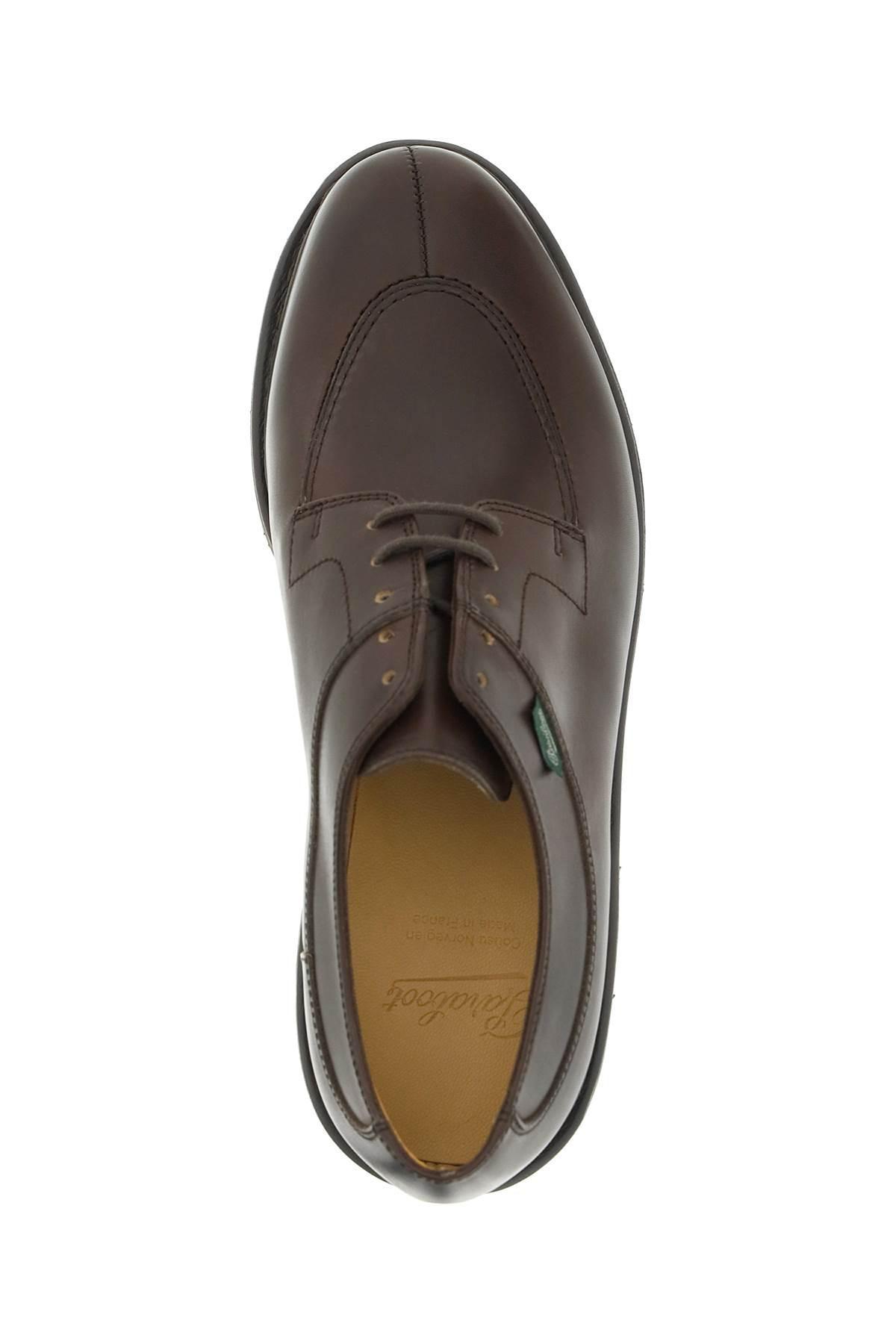 Paraboot Leather 'avignon' Derby Shoes in Brown for Men | Lyst