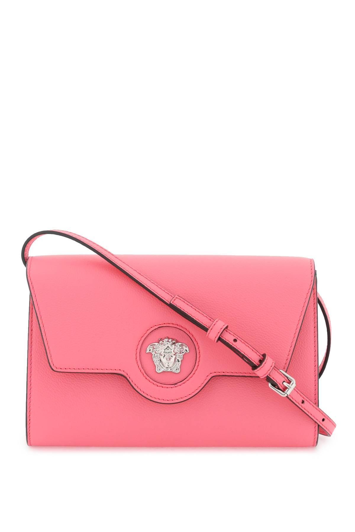 Versace 'la Medusa' Crossbody Bag in Pink | Lyst