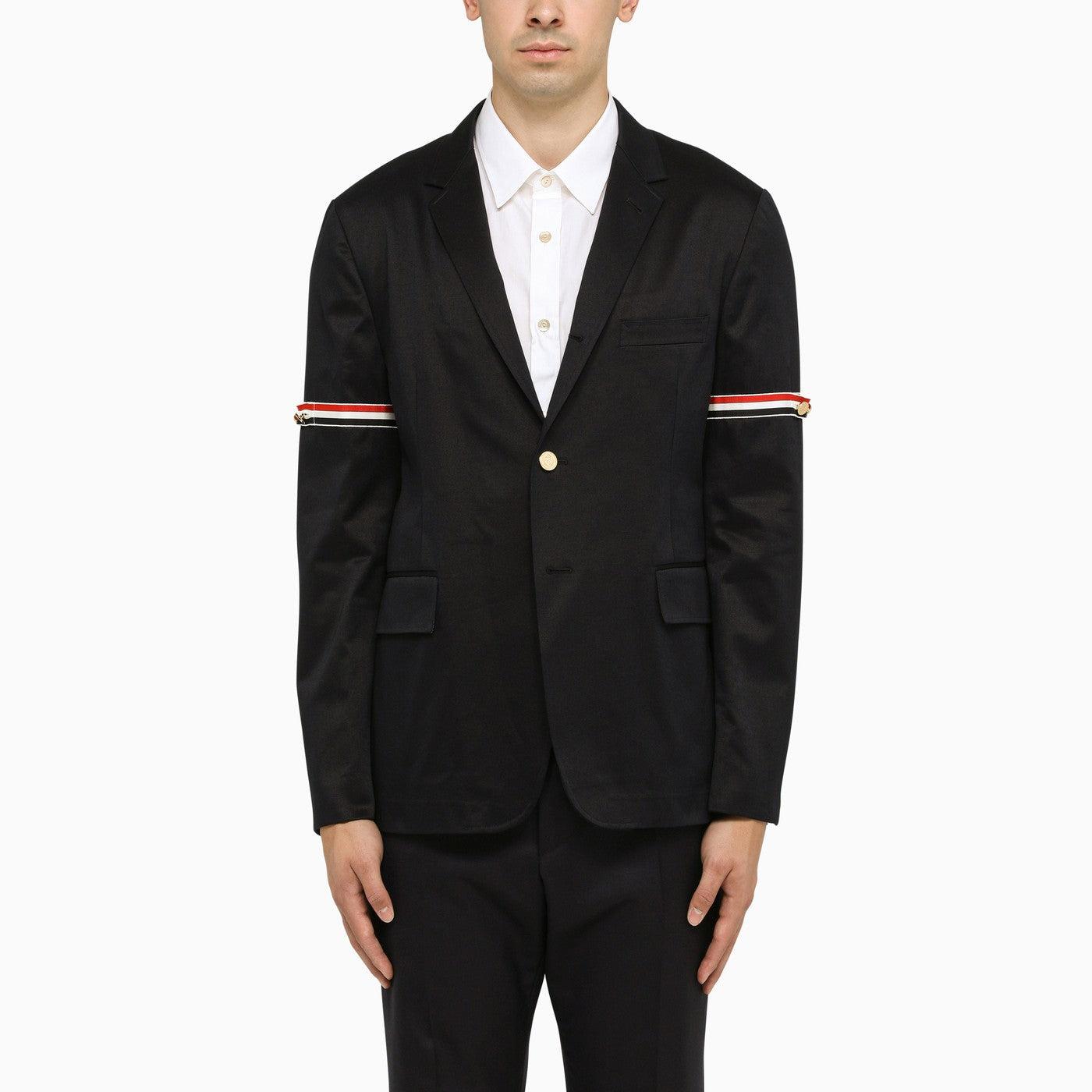 Thom Browne Navy Single-Breasted Blazer