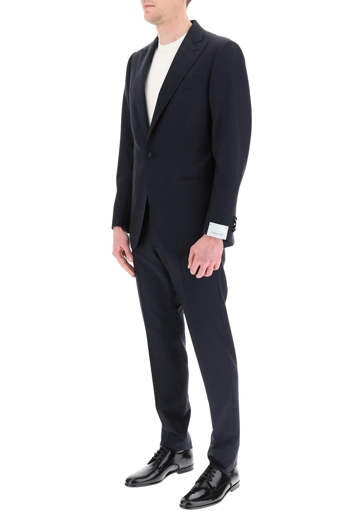 Caruso Norma Suit In Wool And Mohair in Blue for Men | Lyst