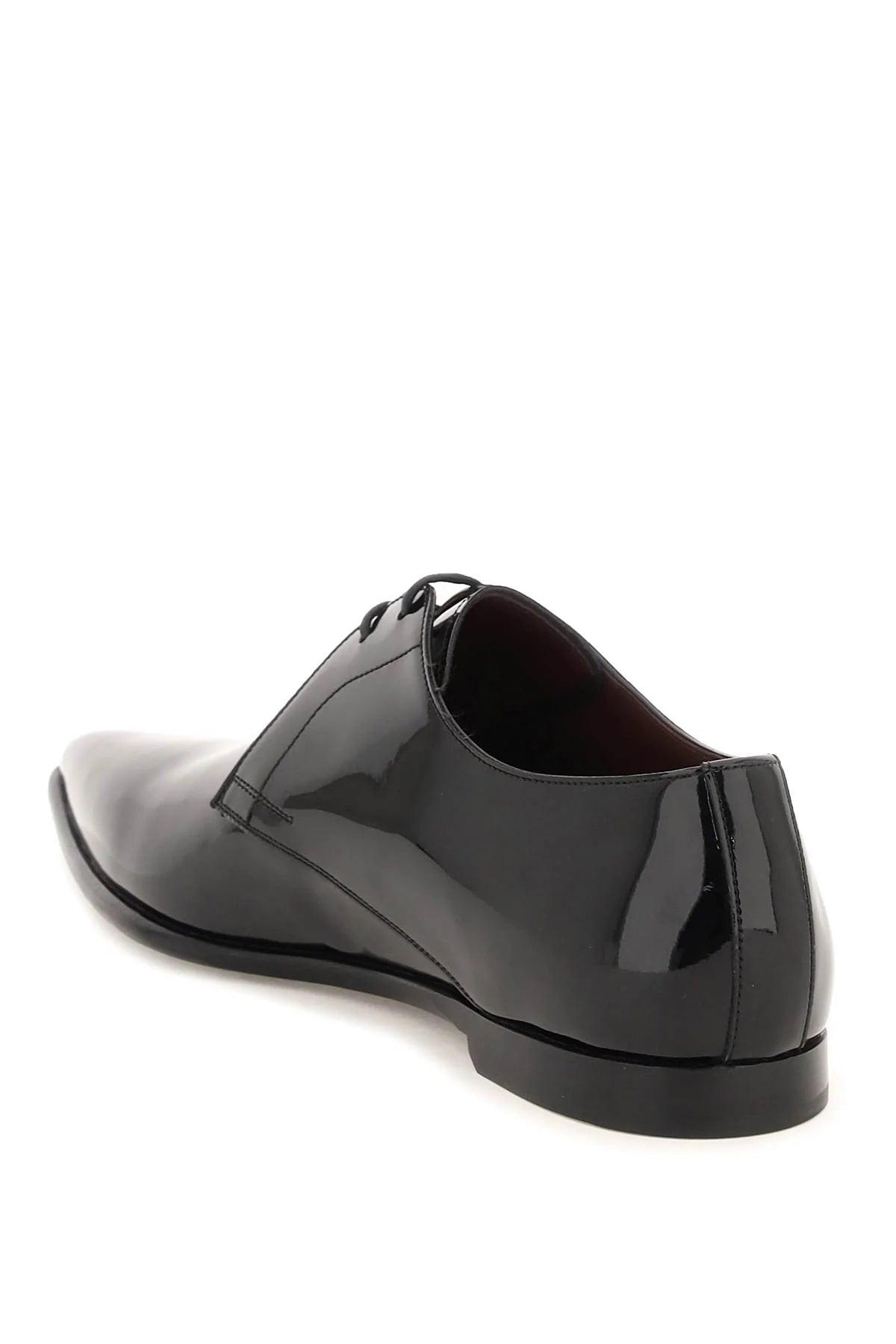 豪華で新しい DOLCE Men for Shoes Derby Leather Patent GABBANA & ドレスシューズ・革靴