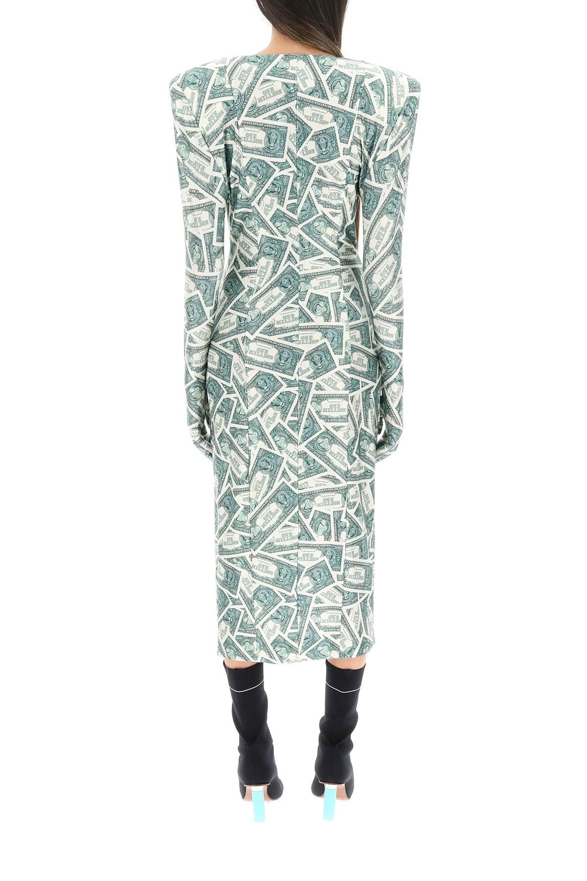 Vetements 'dinasty' Long Dress With Million Dollar Print in Green | Lyst