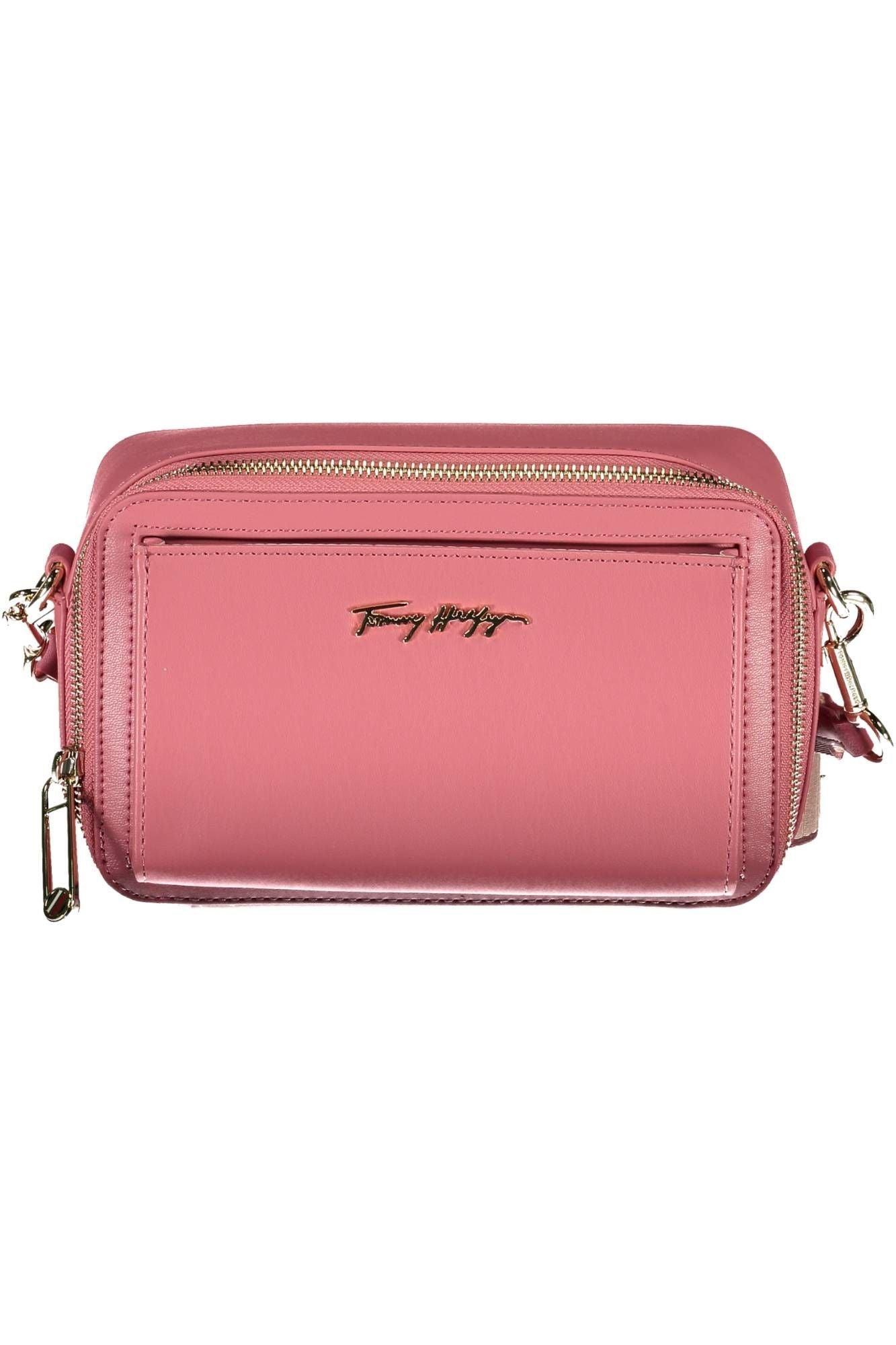 Tommy Hilfiger Pink Polyurethane Handbag | Lyst