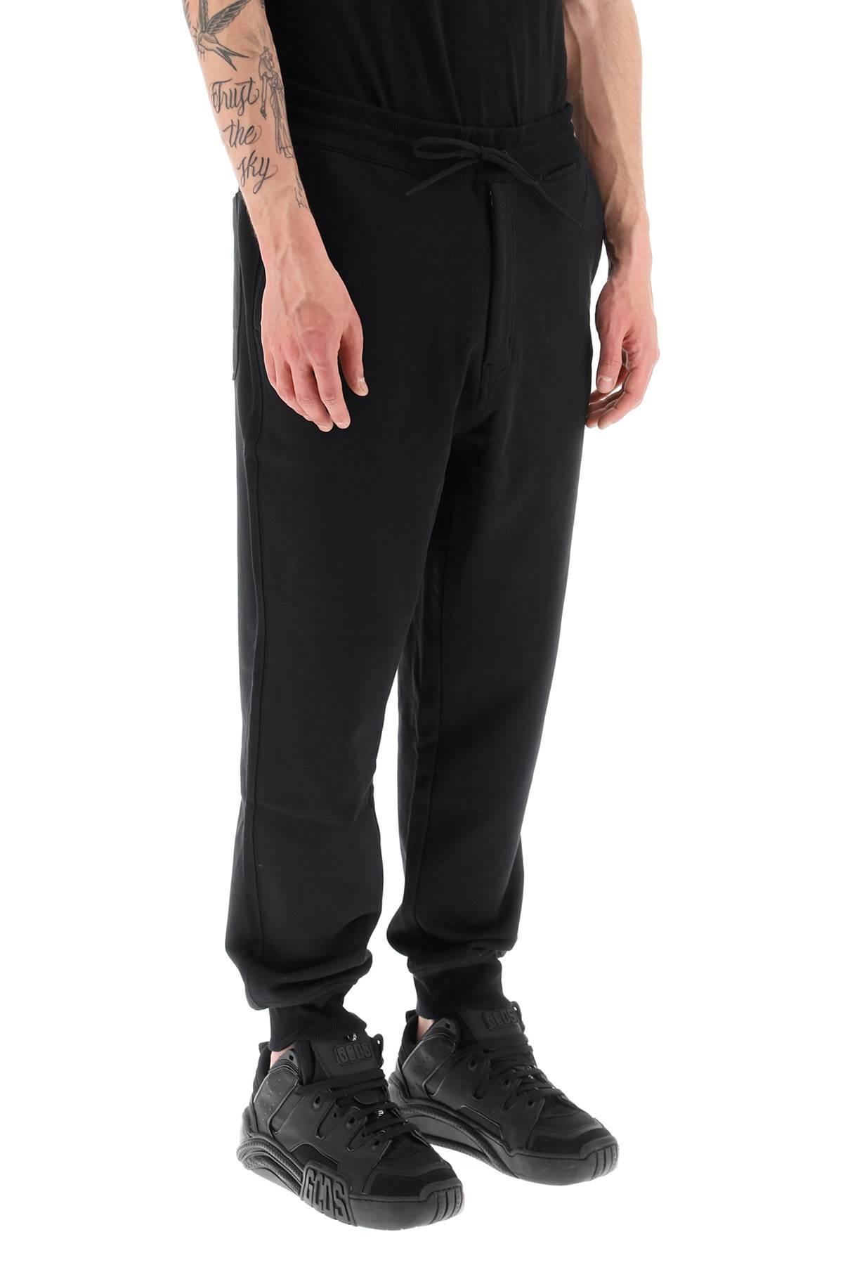 Y-3 Organic Cotton Sweatpants in Black for Men | Lyst