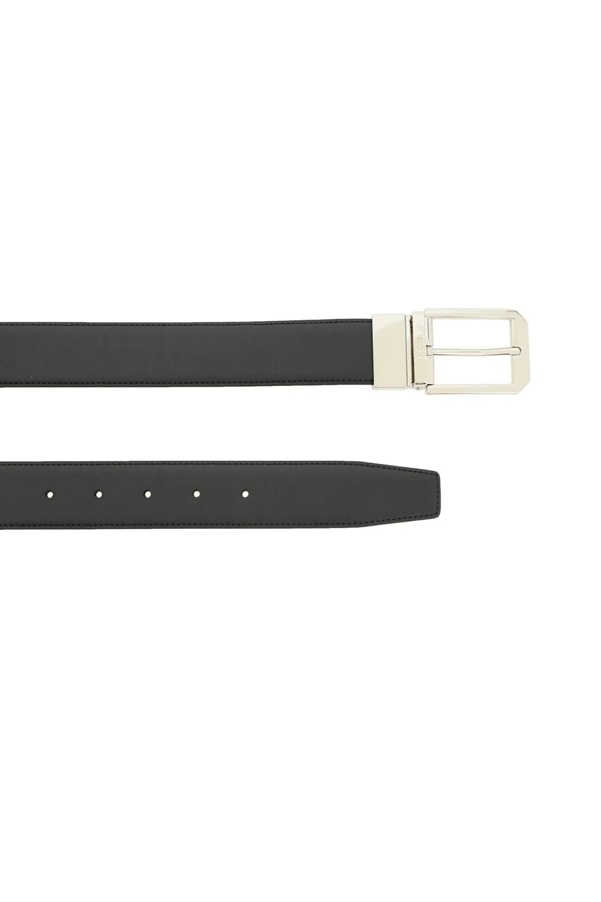 Ermenegildo Zegna Reversible Leather Belt for Men | Lyst