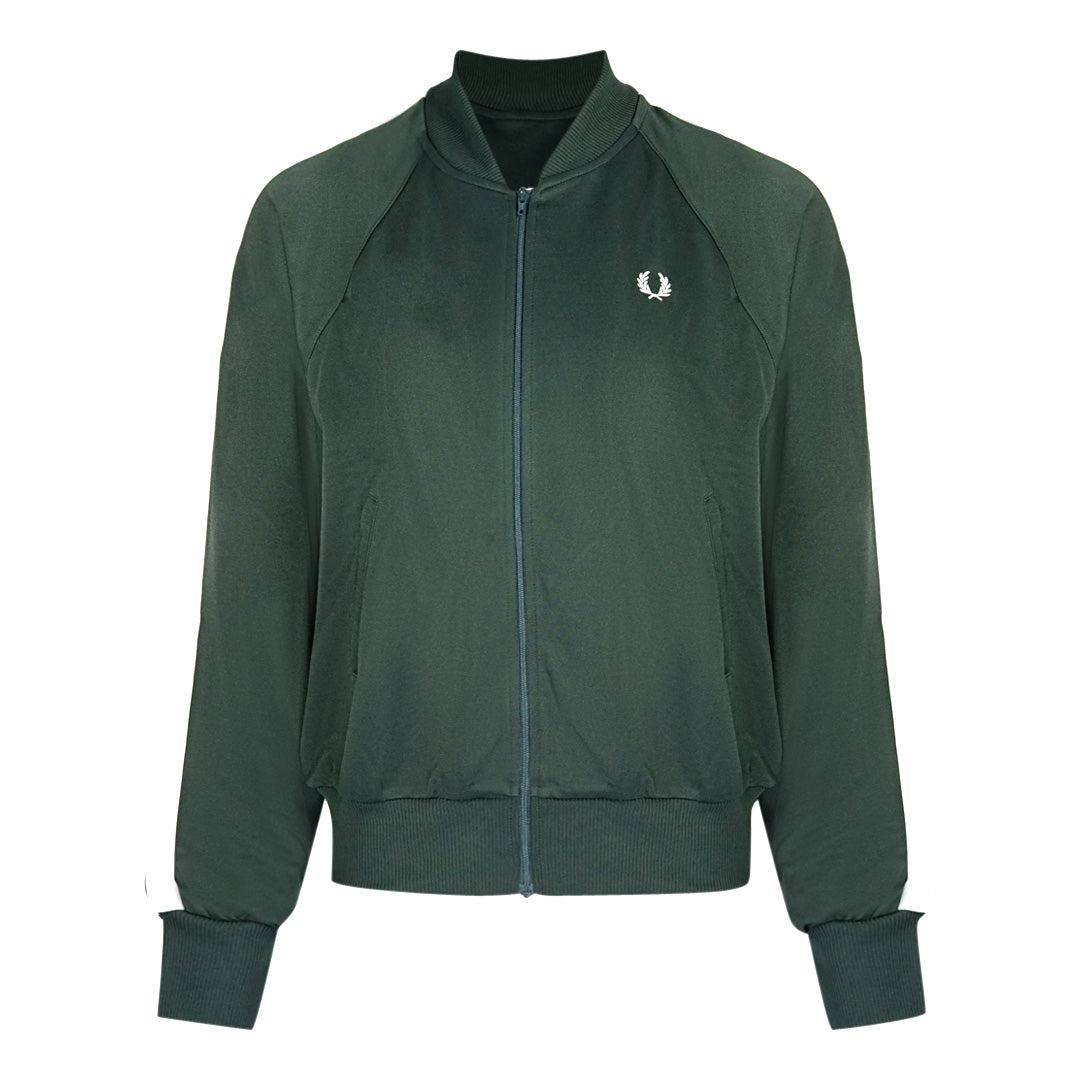 Fred Perry J9105 690 Green Bomber Jacket | Lyst