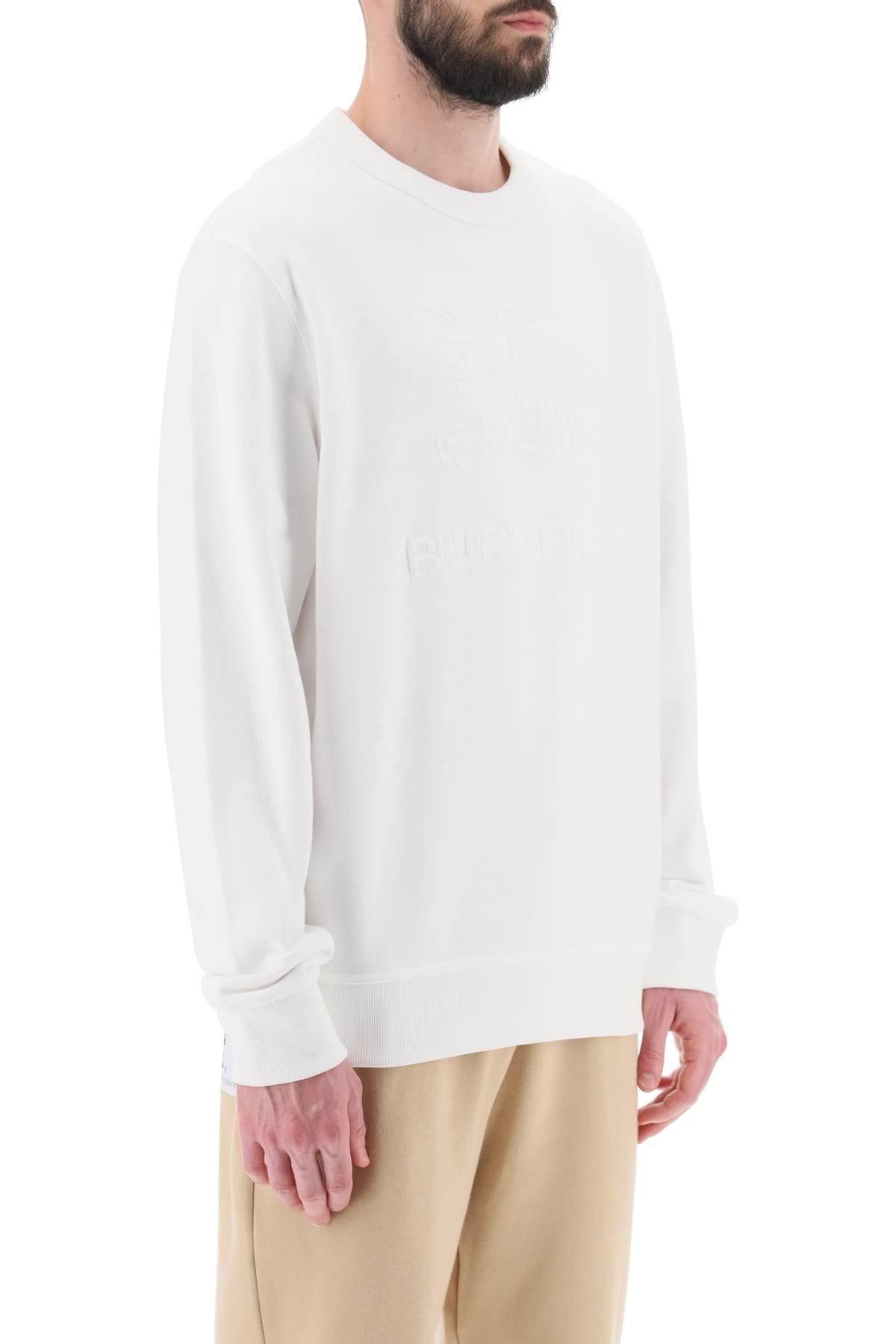 Burberry sweatshirt white sales