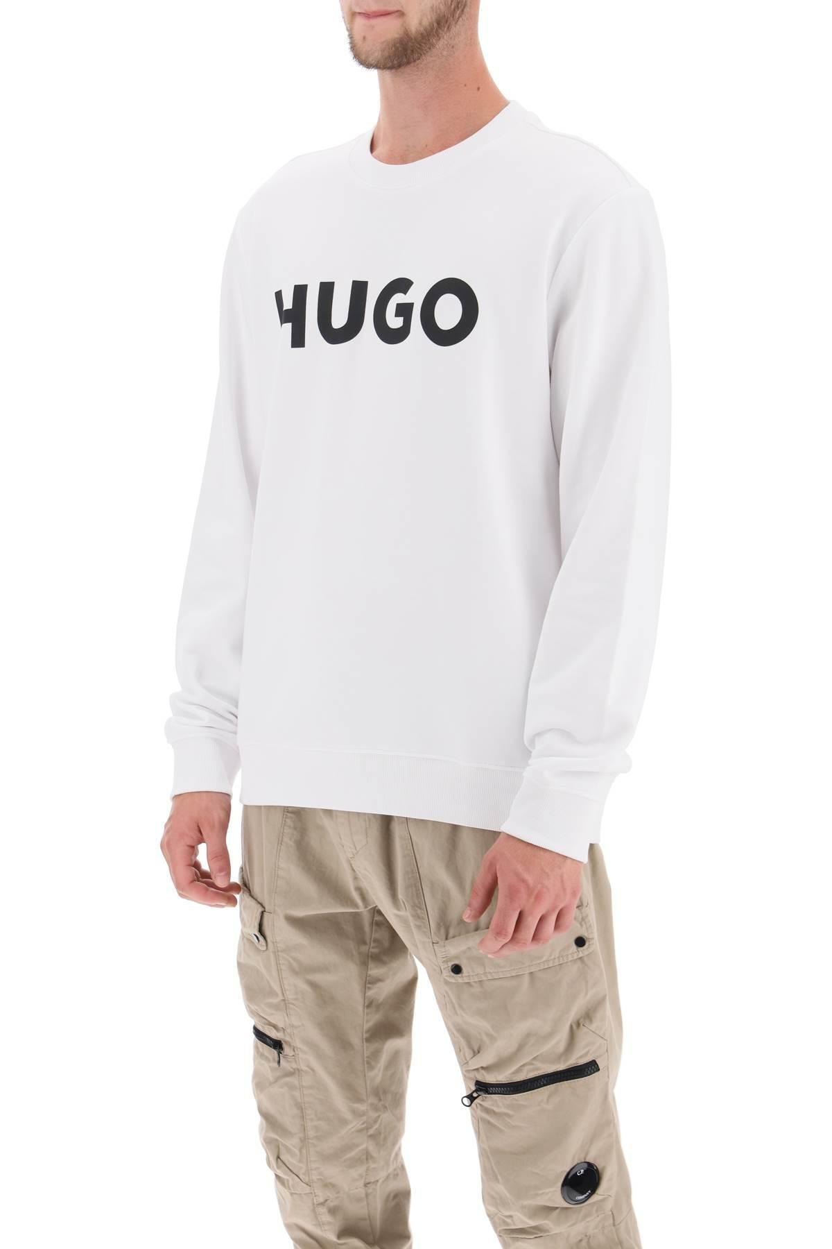 Hugo reverse best sale logo sweatshirt