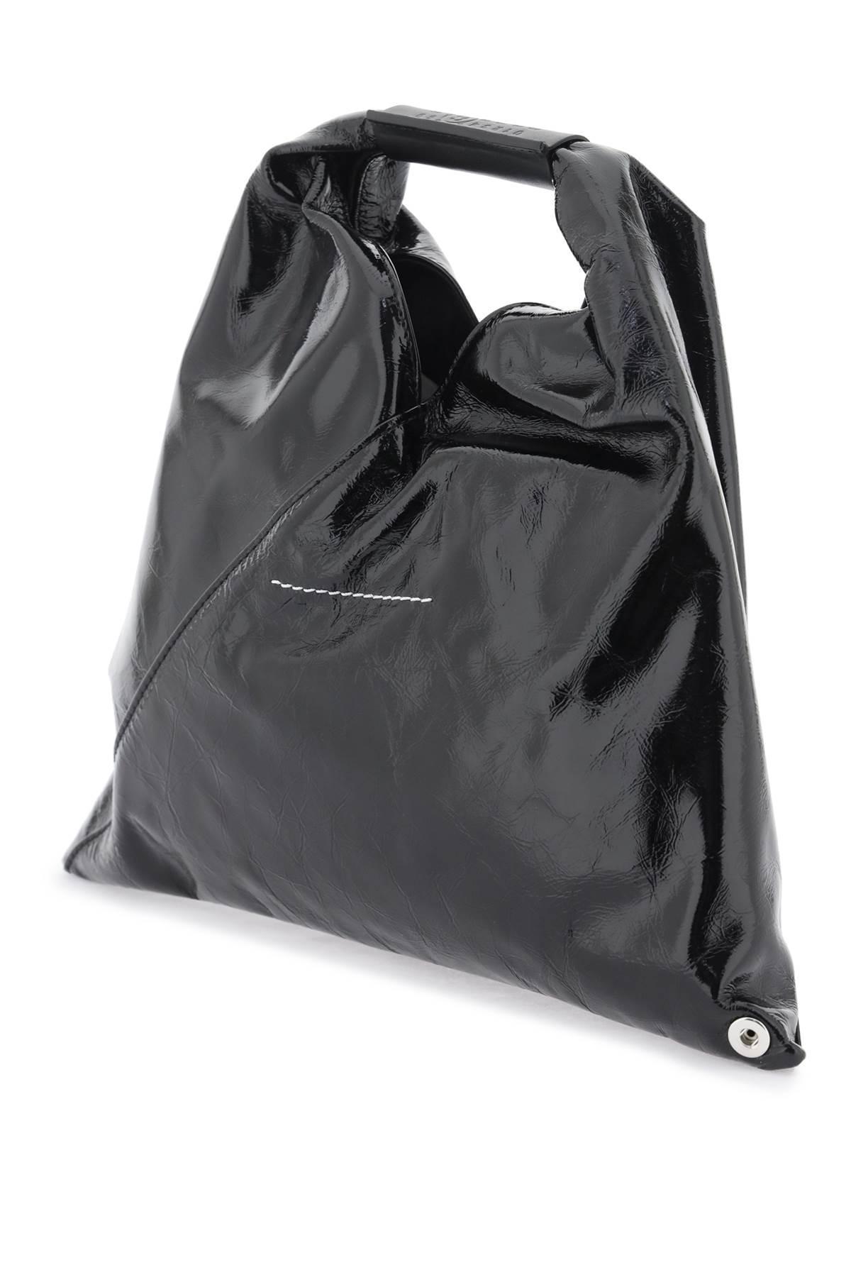 MM6 by Maison Martin Margiela Leather Small Japanese Bag in Black