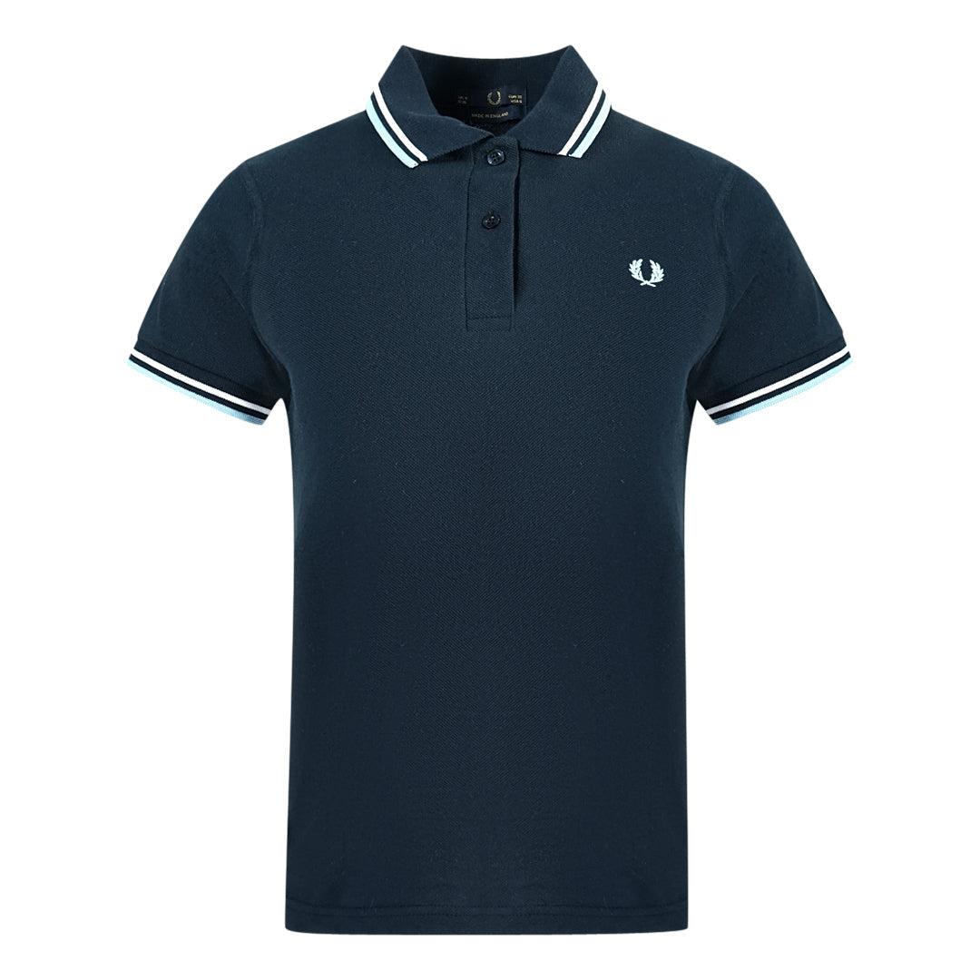 Fred Perry Twin Tipped G12 471 Navy Blue Polo Shirt | Lyst