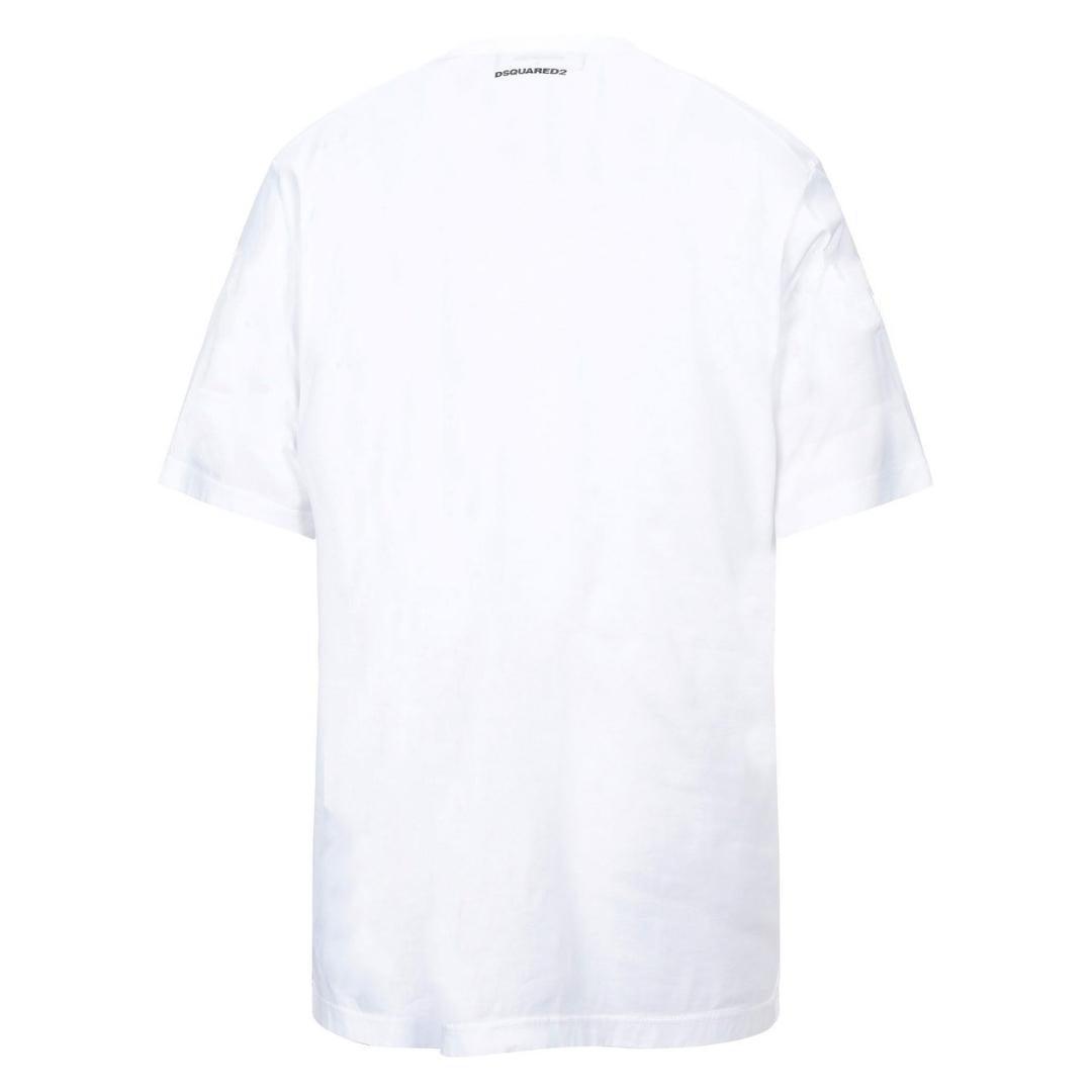 DSquared² S74gd0569 S22427 100 White T-shirt for Men | Lyst