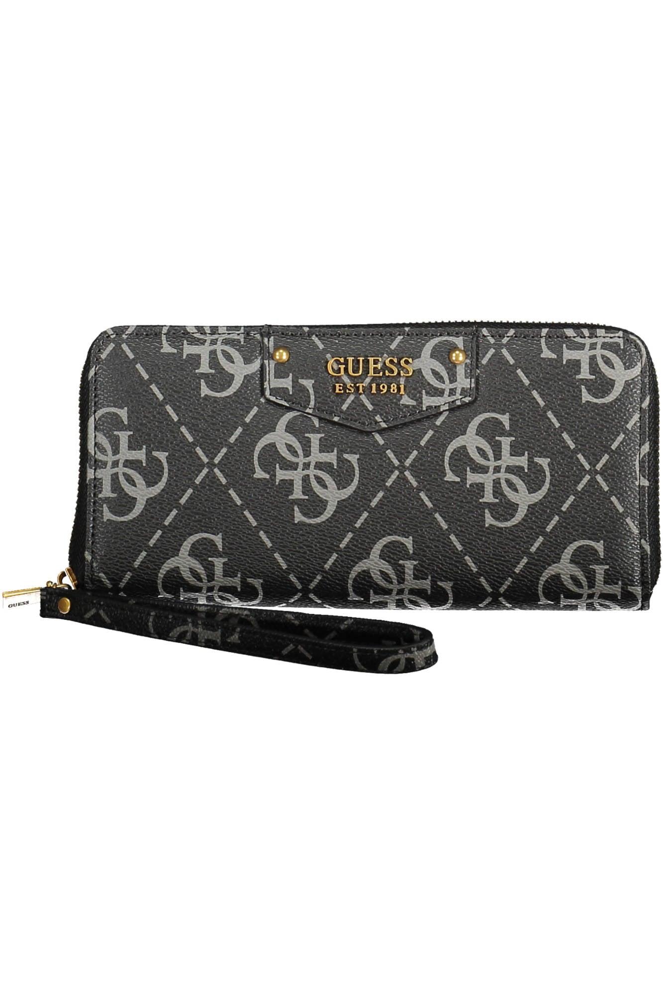 Guess Black Polyurethane Wallet Lyst