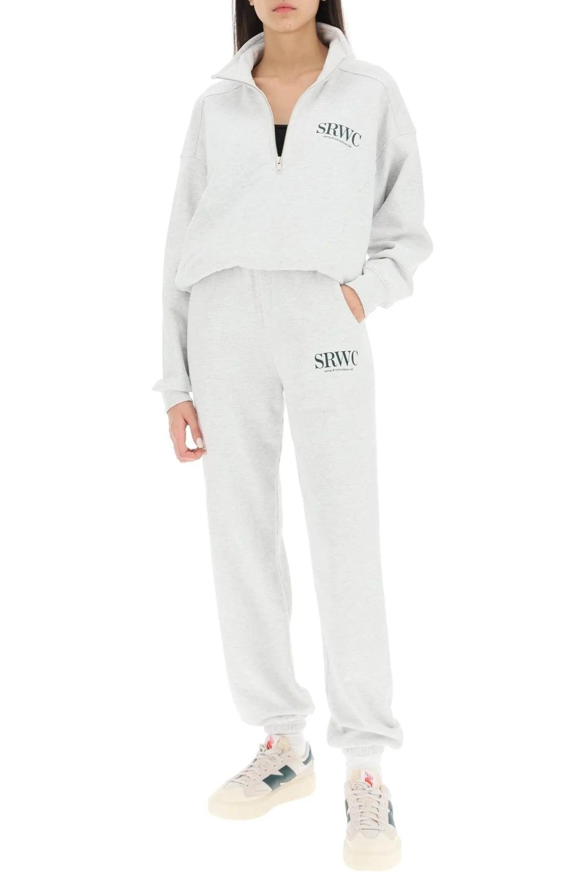 Sporty & Rich Sporty Rich Upper East Side Quarter Zip Sweatshirt