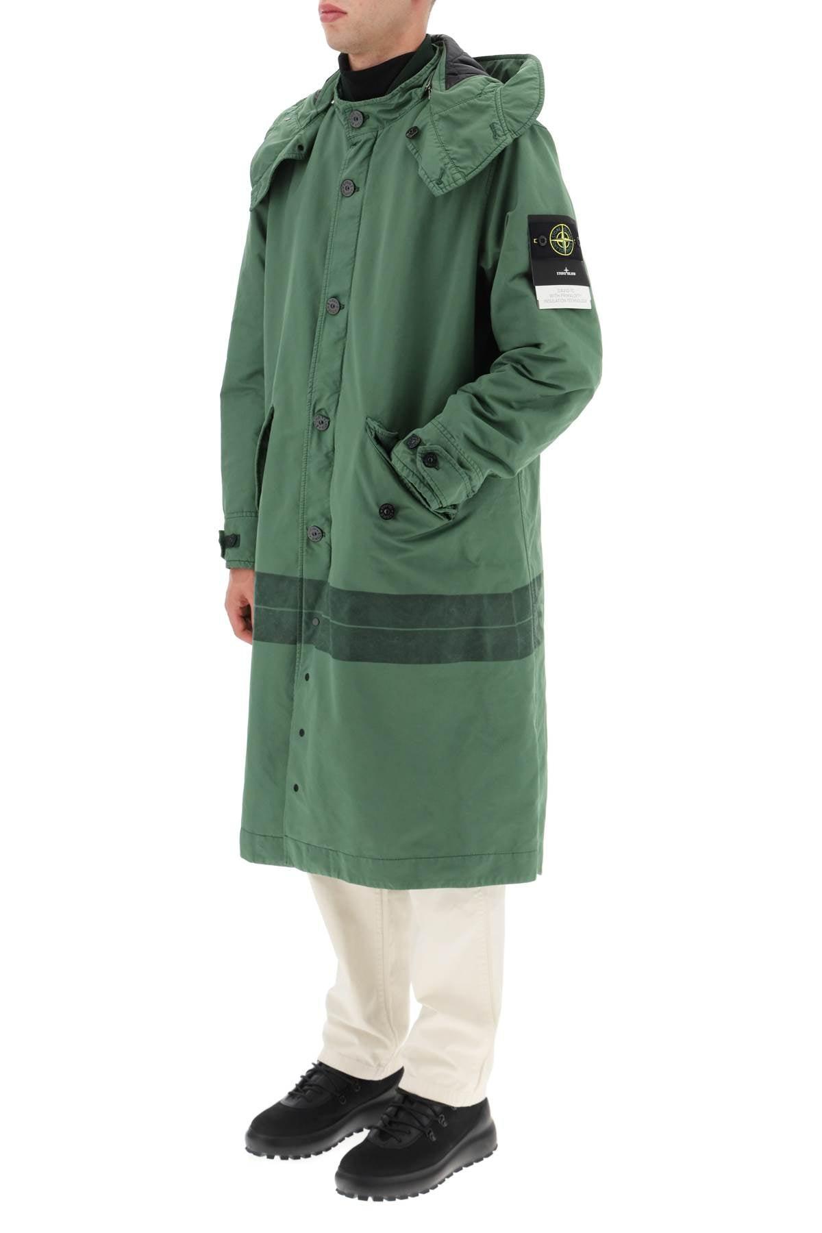 garage droog via Stone Island Padded Parka With Hood In David-tc in Green for Men | Lyst