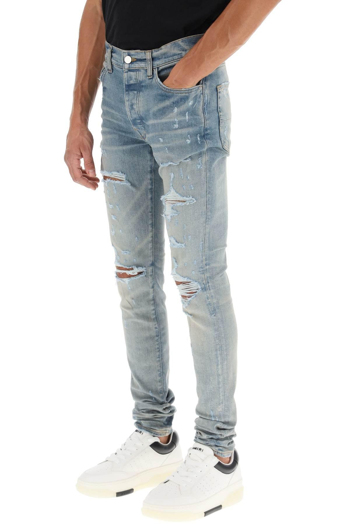 Amiri Trasher Jeans In Clay Indigo in Blue for Men | Lyst