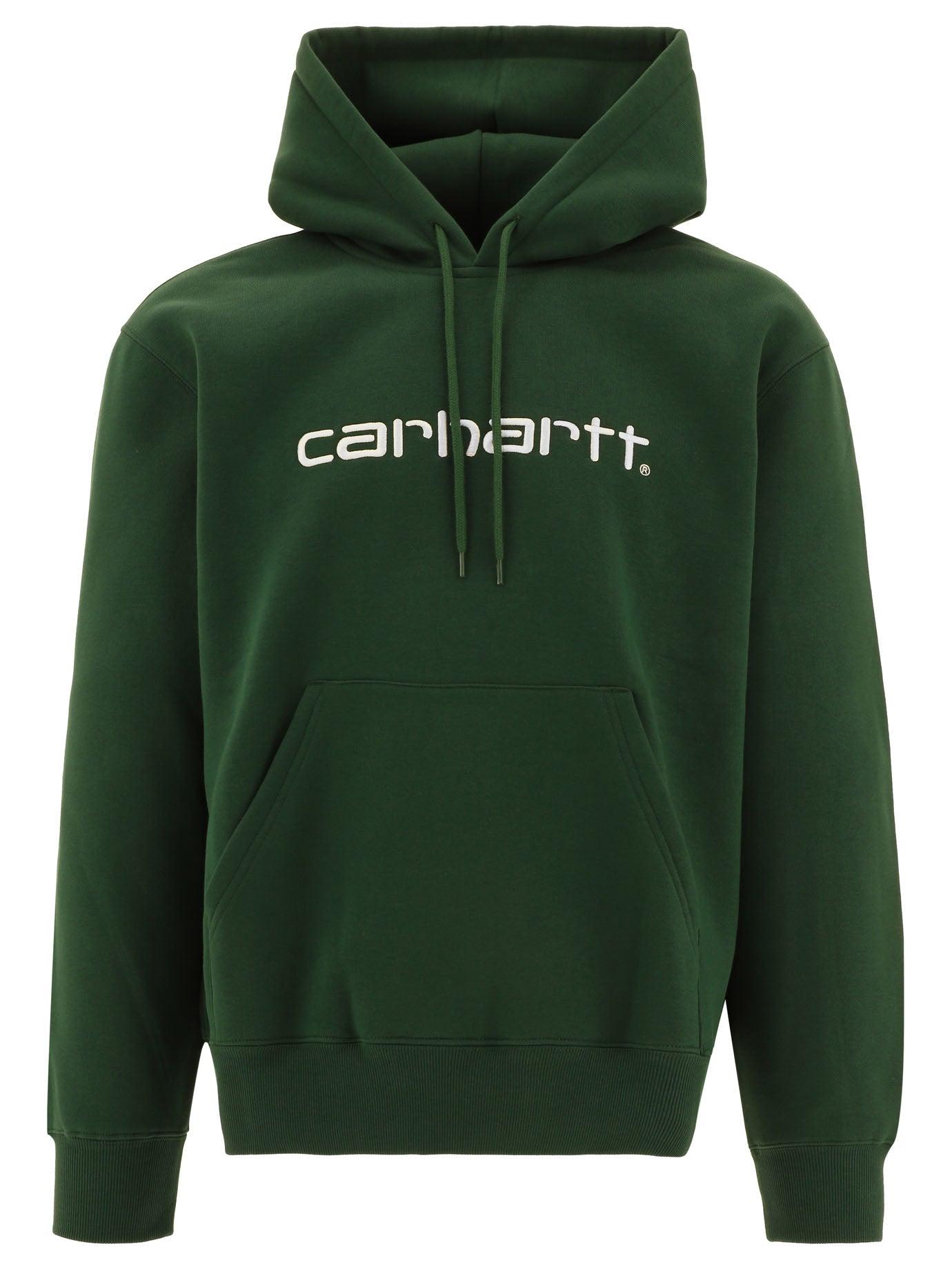 Carhartt dark green discount hoodie