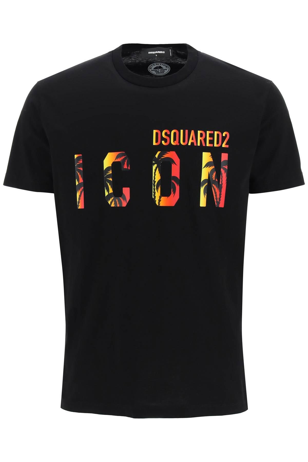 dsquared icon t shirt black