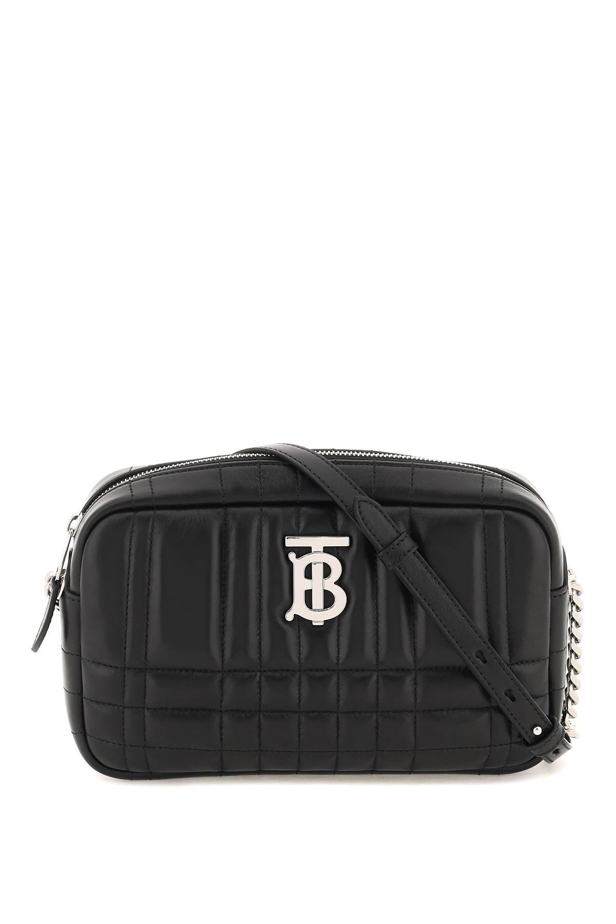 Burberry Quilted Leather Small 'lola' Camera Bag in Black | Lyst