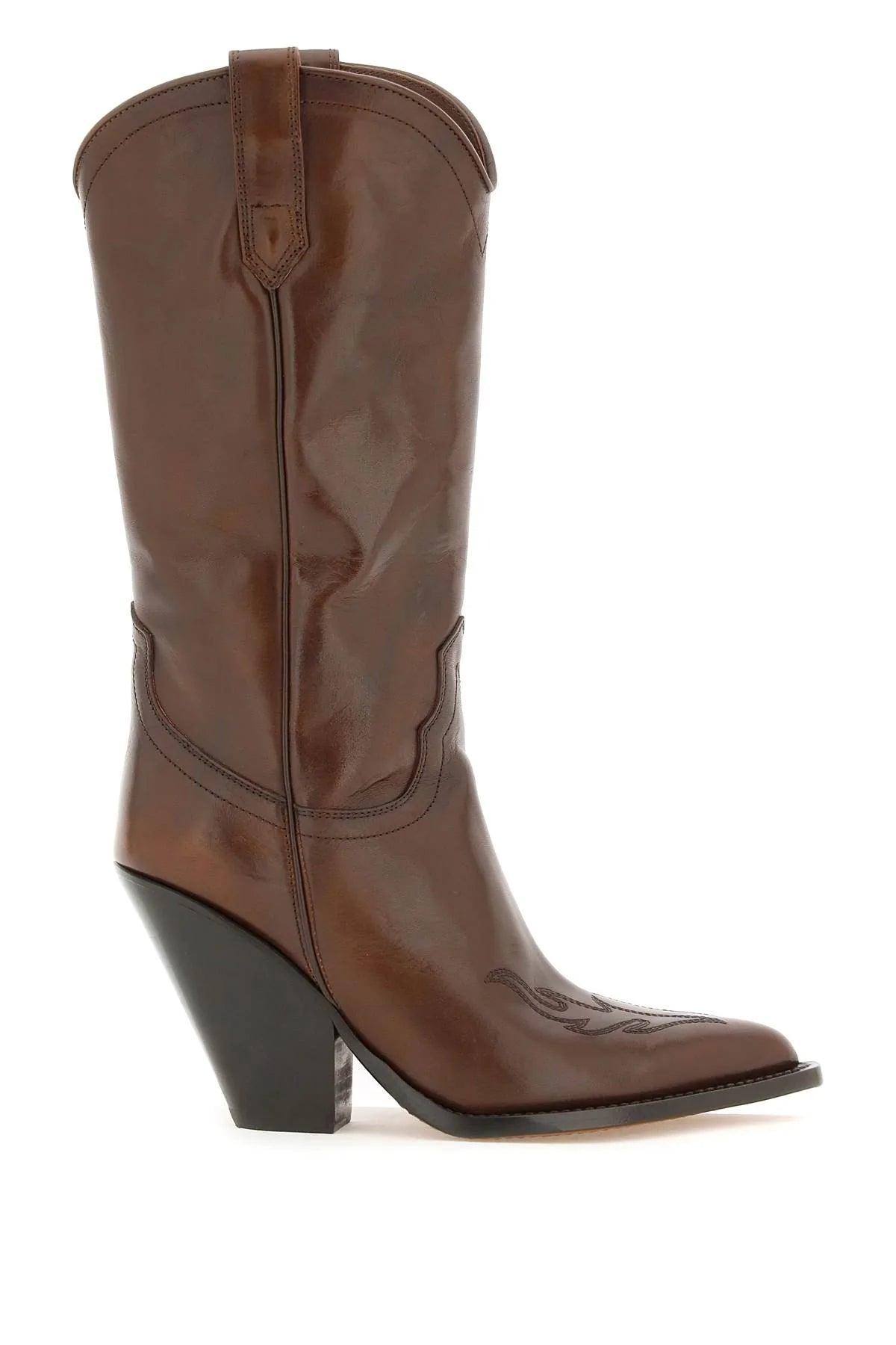 Sonora Boots Santa Fe Flame Boots Brown Leather | Lyst