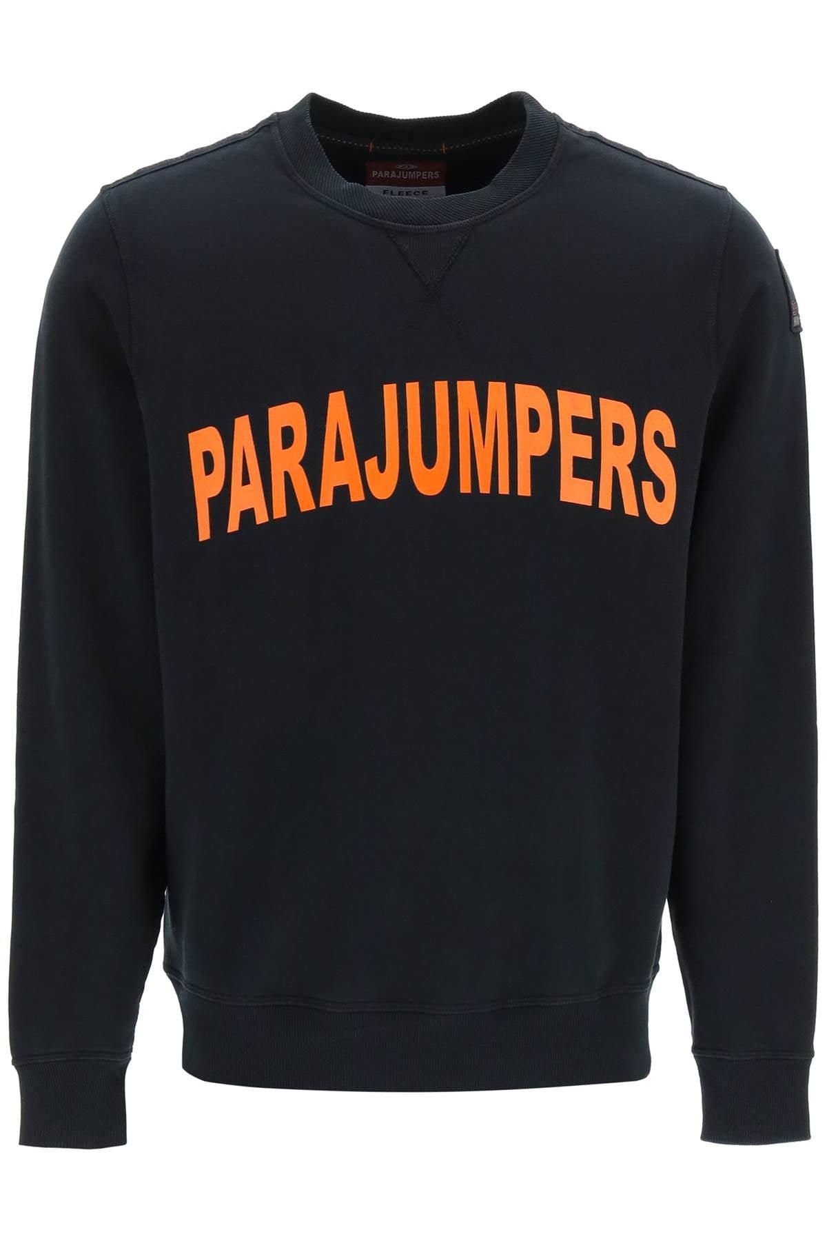 Parajumpers Caleb Logo Print Cotton Sweatshirt in Blue for Men | Lyst