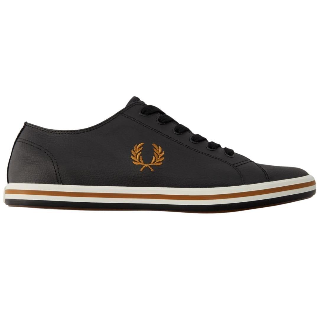 Fred Perry Kingston Leather B7163 253 Black Trainers for Men Lyst