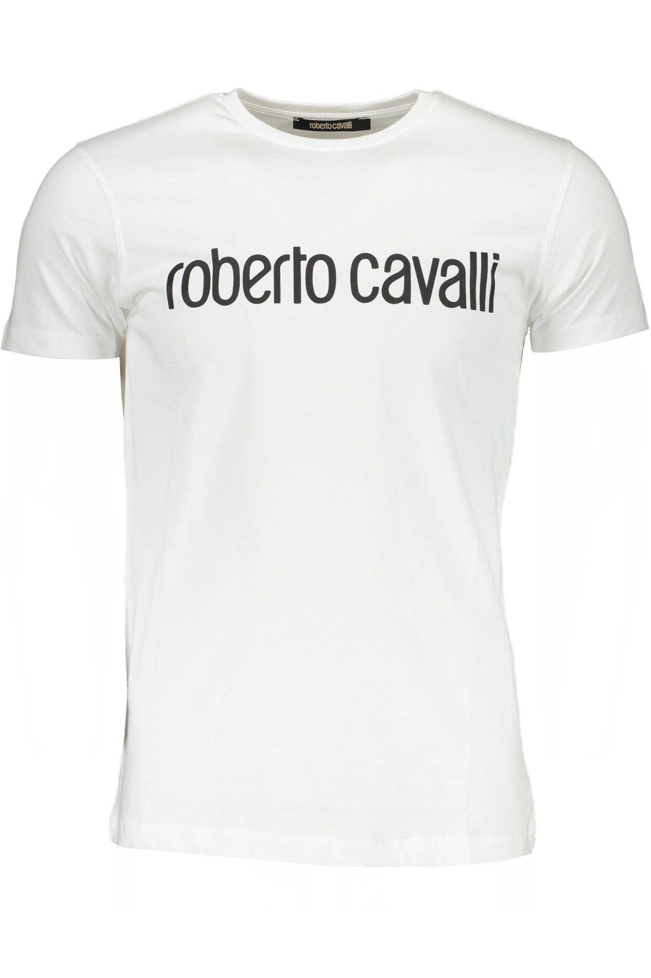 Roberto Cavalli Cotton T-shirt in Black for Men | Lyst