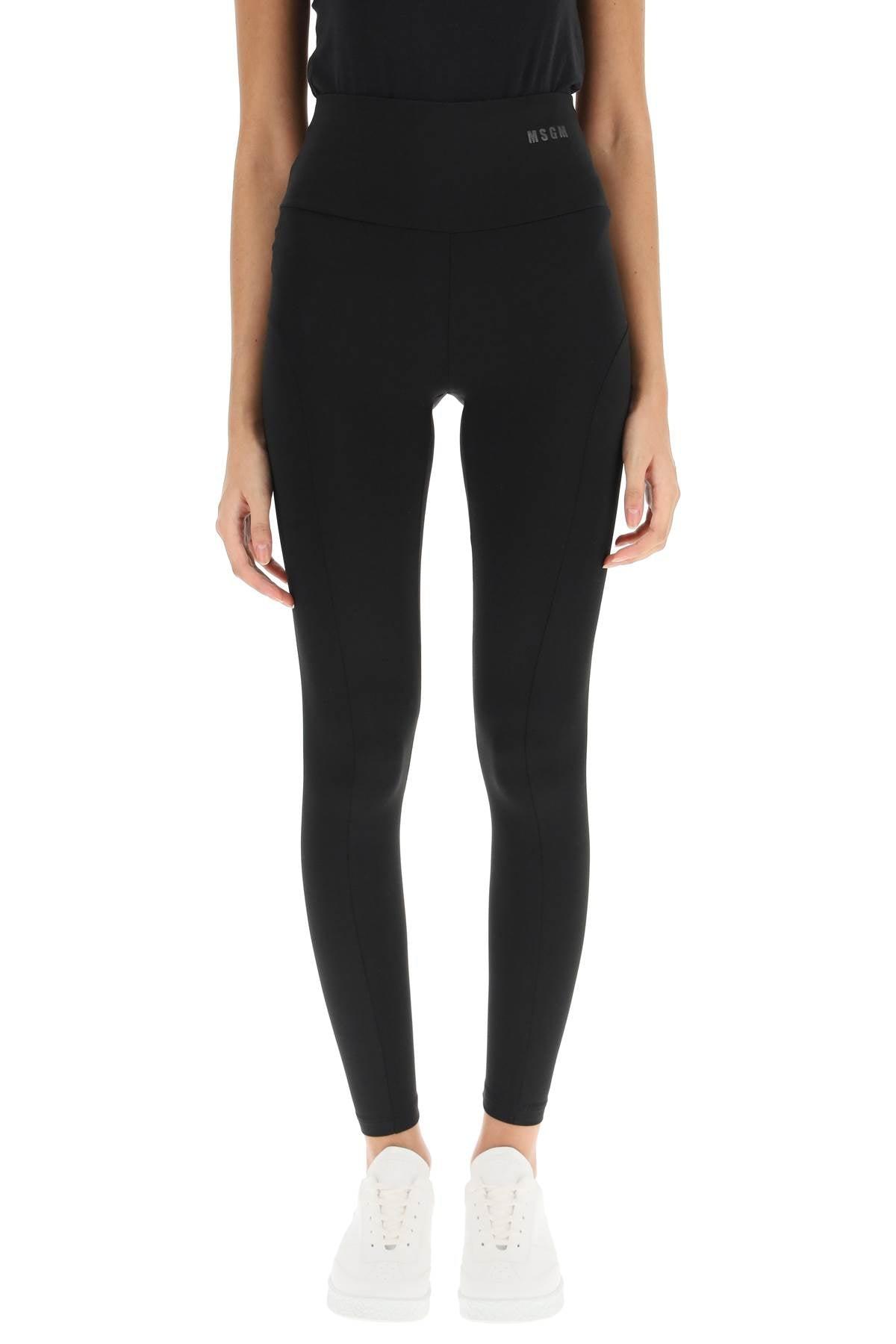 Plain Black Sports Leggings