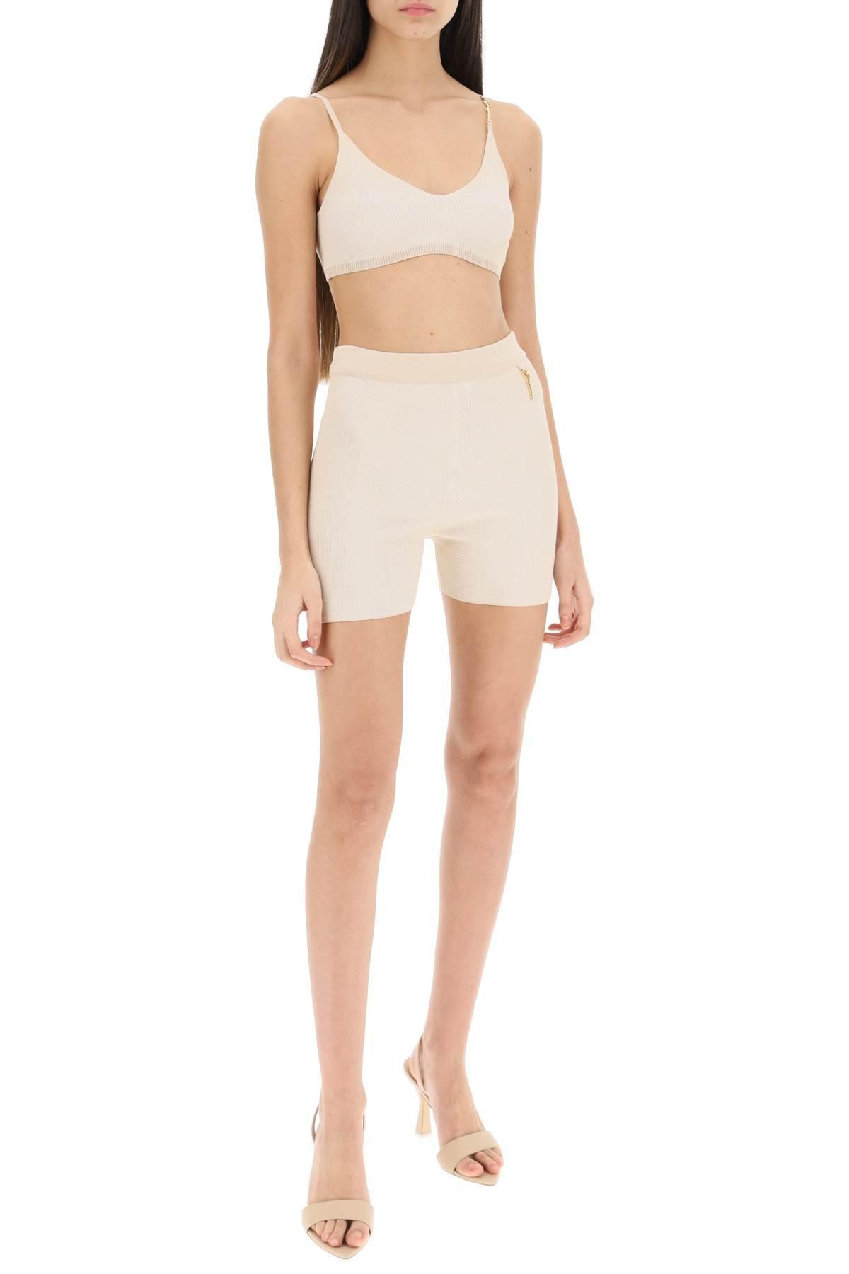 FRAME Le Super High Waist Recycled Leather Shorts