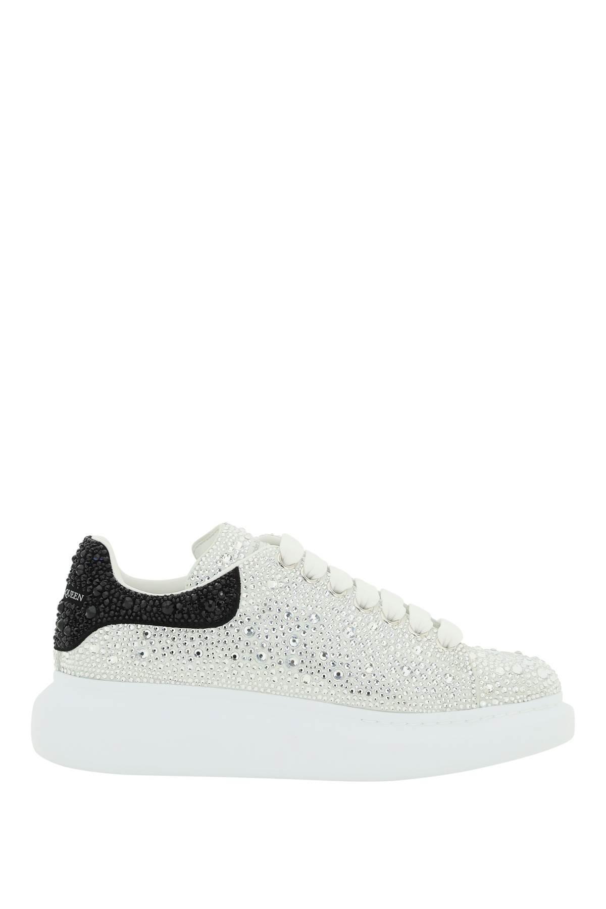 Alexander McQueen Oversized Sneakers With Crystals in White | Lyst