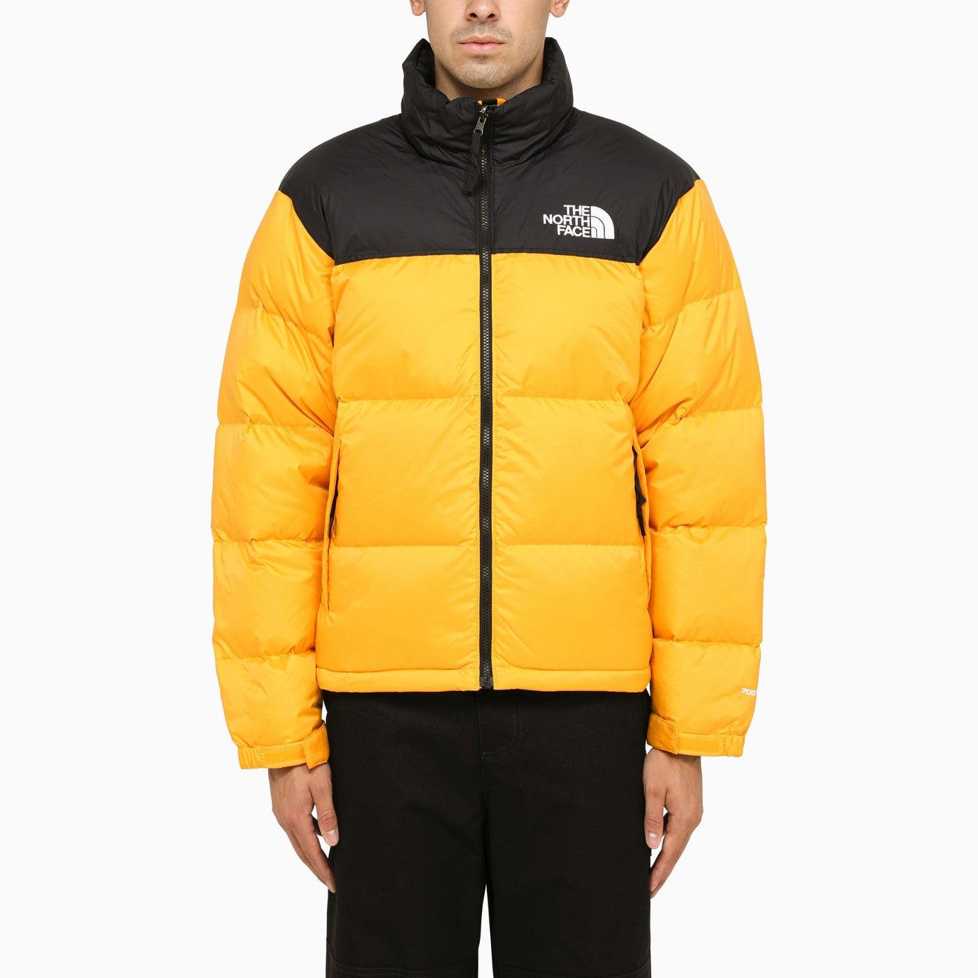 The North Face Retro Nuptse 1996 Yellow/black Down Jacket for Men | Lyst