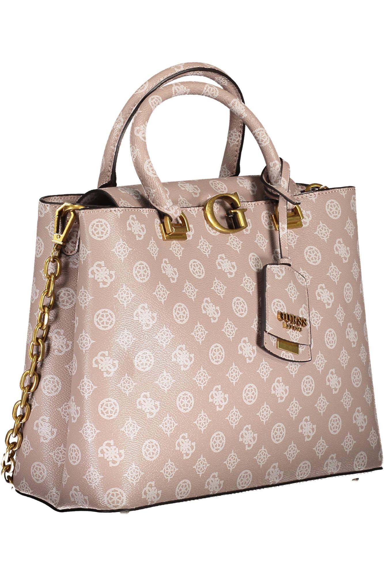 Guess Pink Polyurethane Handbag | Lyst