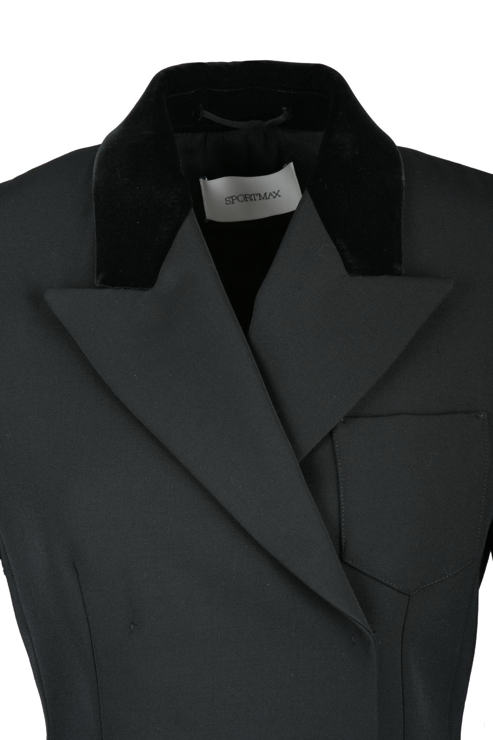 ジャケット Sportmax Giacca Monopetto In Lana Blazers, Waistcoats, Bombers, Suits, Bikers, Light Jackets