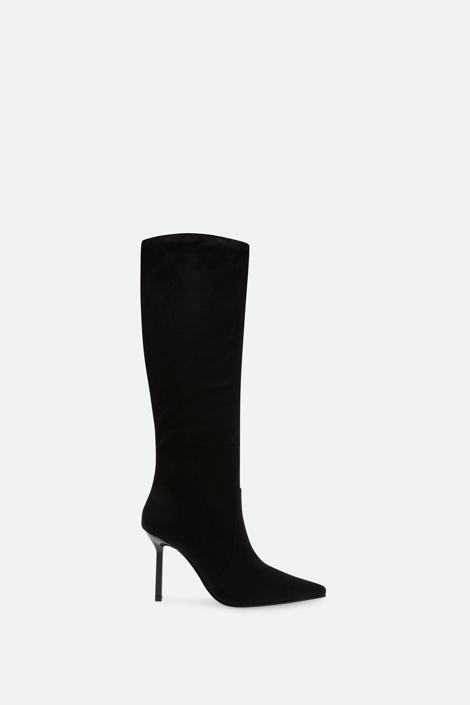 Steve Madden Intruder Black High Boot | Lyst