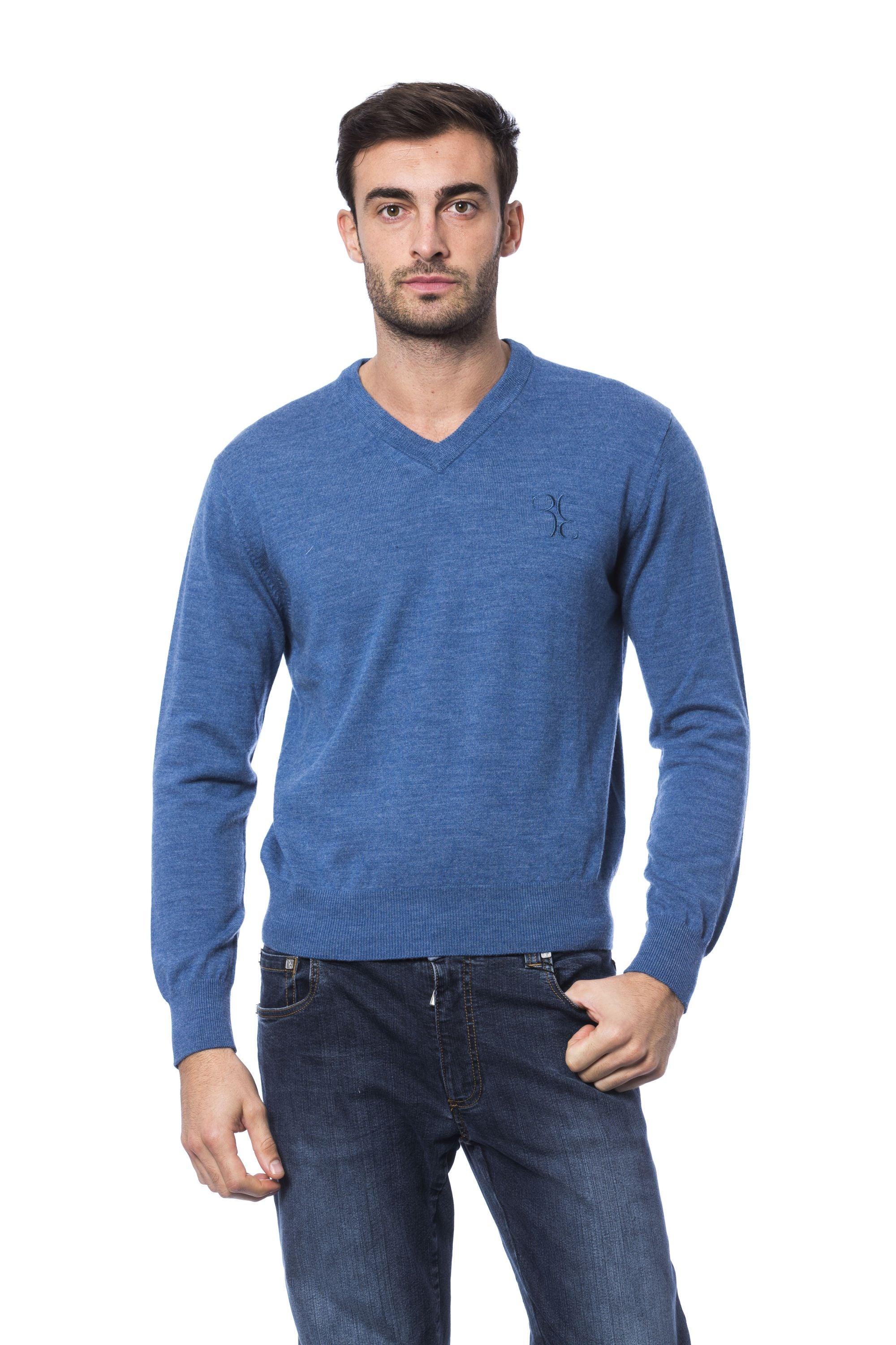 Bank pastel Overtreding Billionaire Blue V-neck Sweater for Men | Lyst