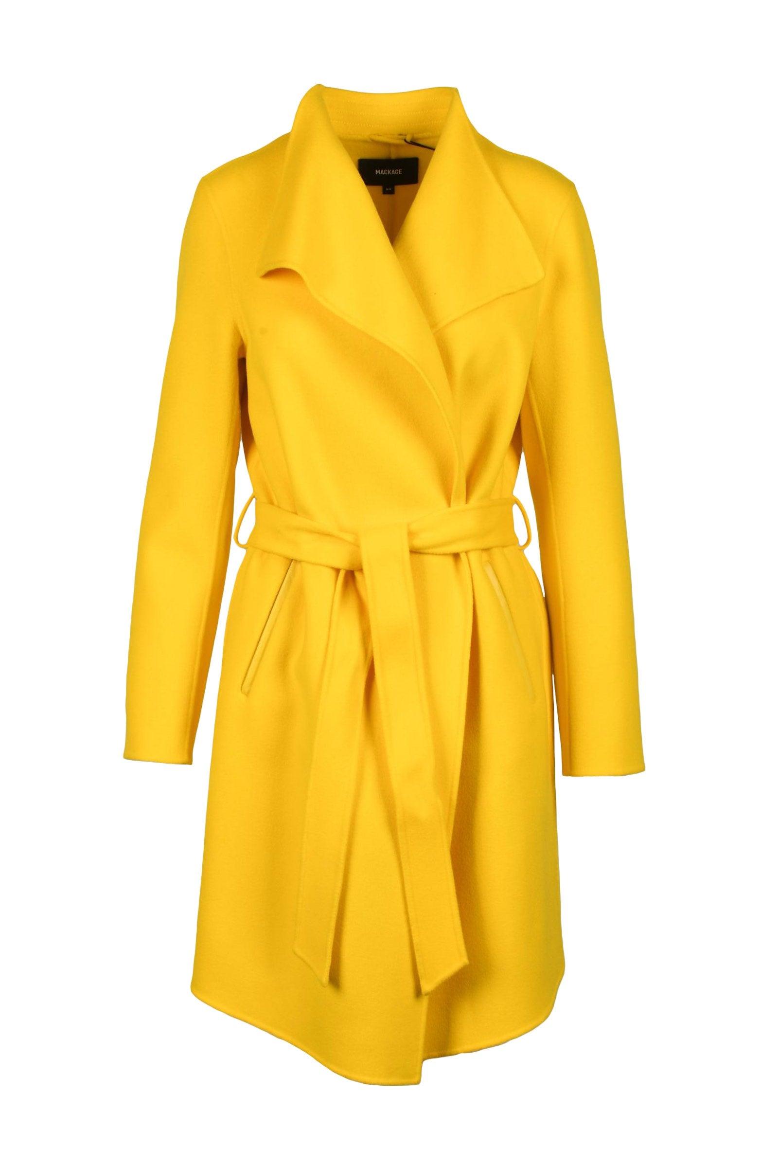 Trenchcoat Orsay Mantel Gelb Jacken, Mäntel -Westen Im Trenchcoat