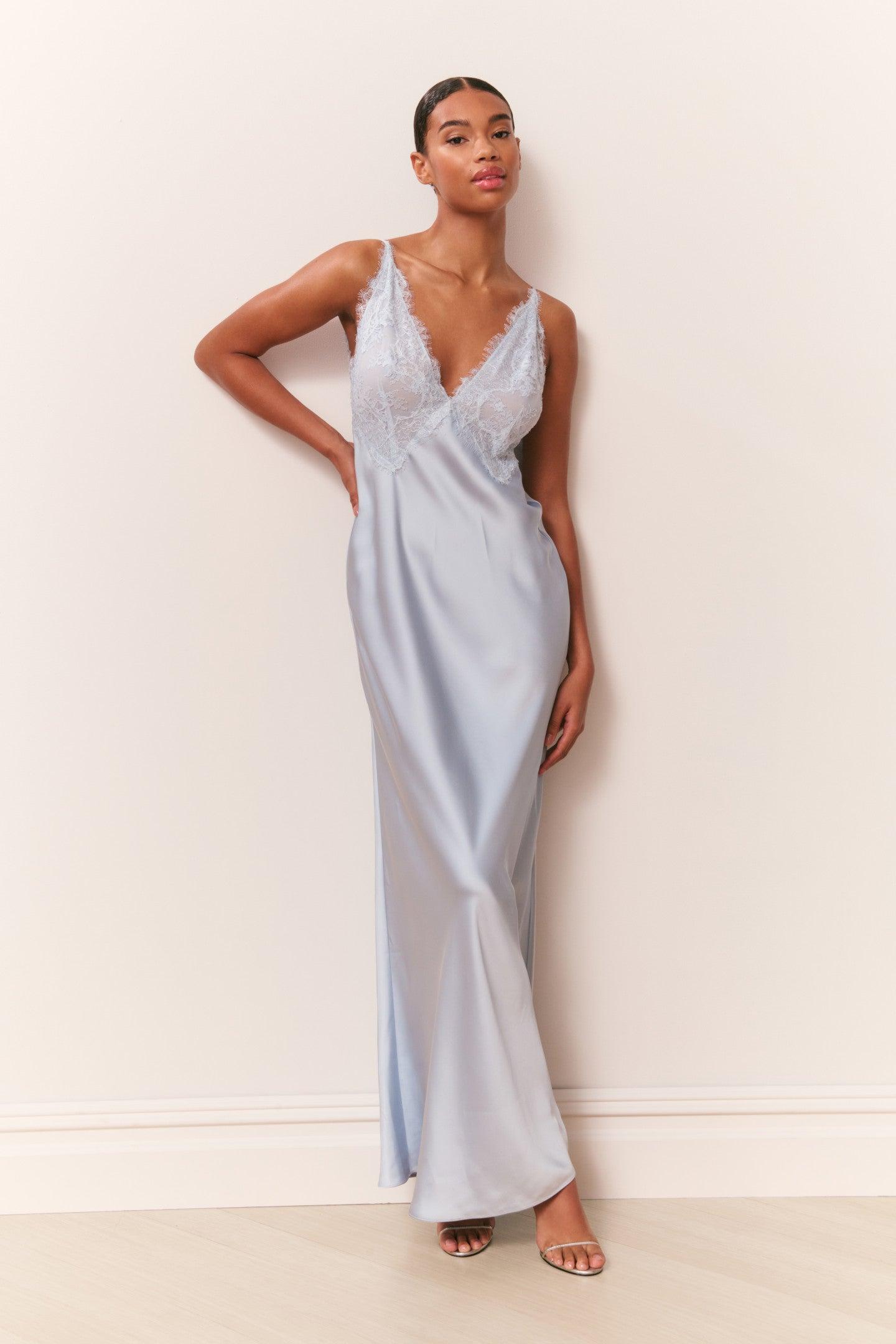knee length dresses for ladies Aurelia Dress in Black – OMNES