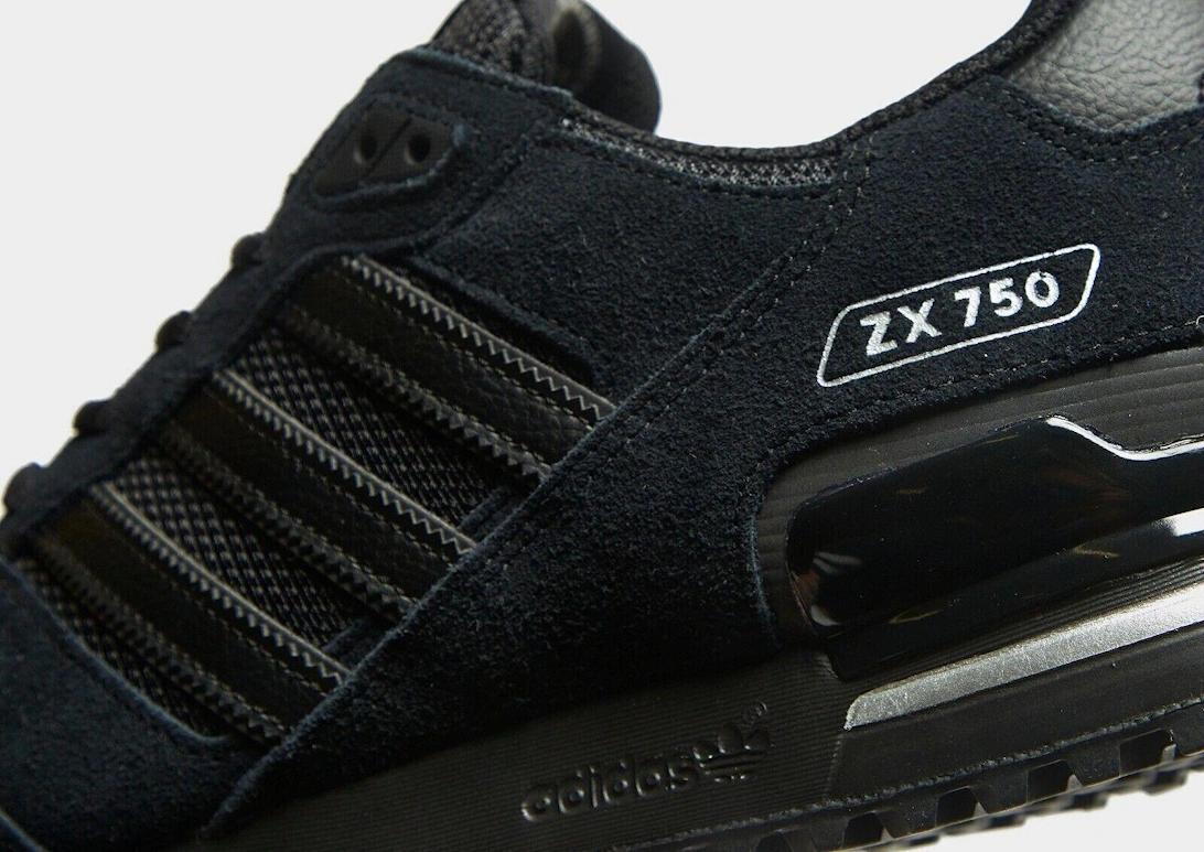 750 Trainers Adidas Zx 75 Black Leather Adidas Originals Zx 750