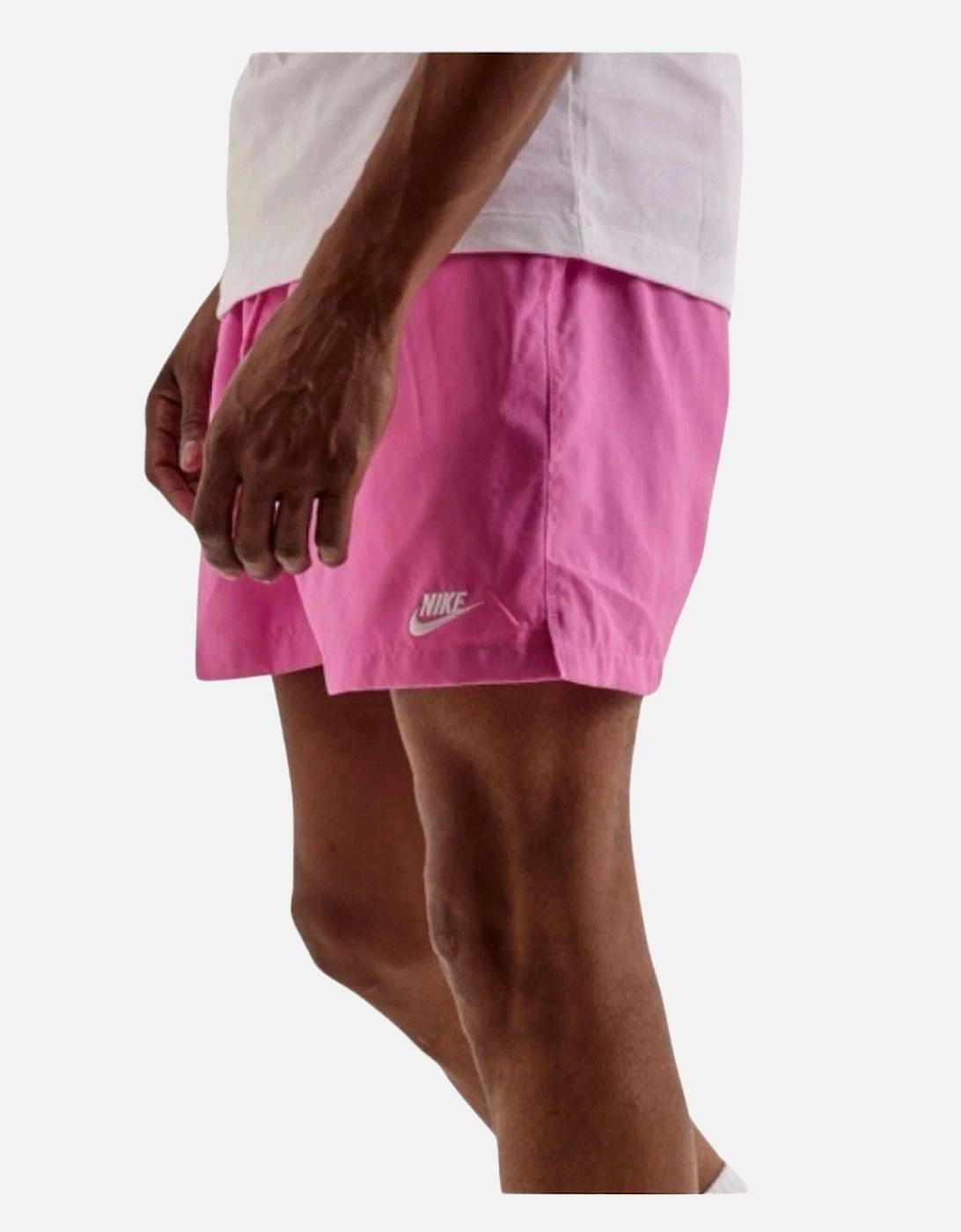 nike woven flow shorts pink
