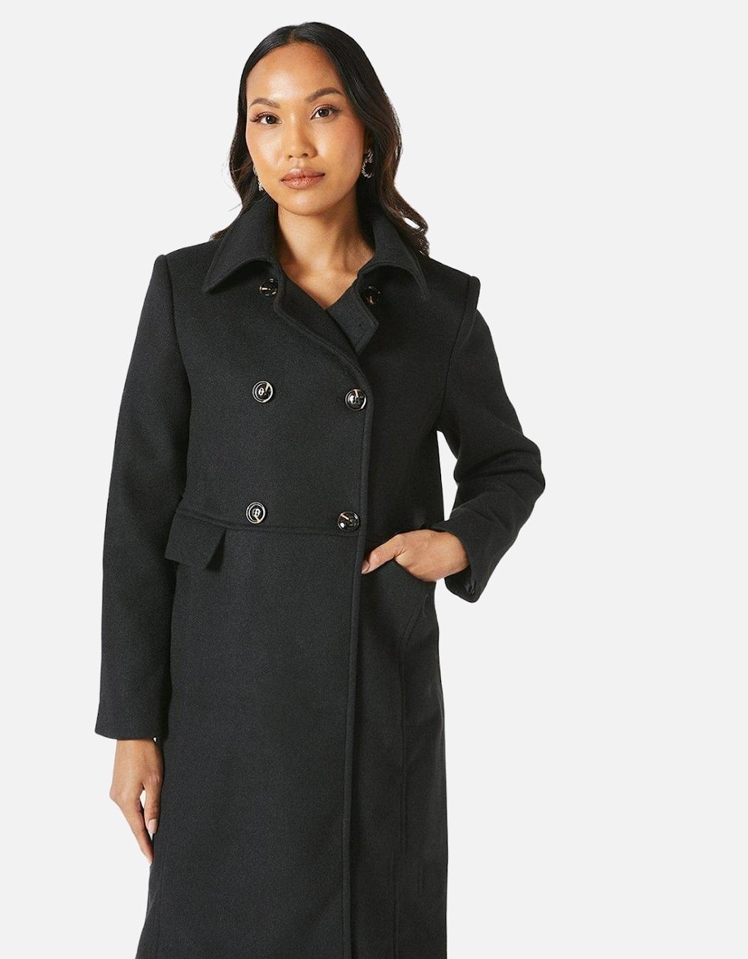 PRINCIPLES Ladies Double-Breasted Dolly Coat in Black Lyst UK
