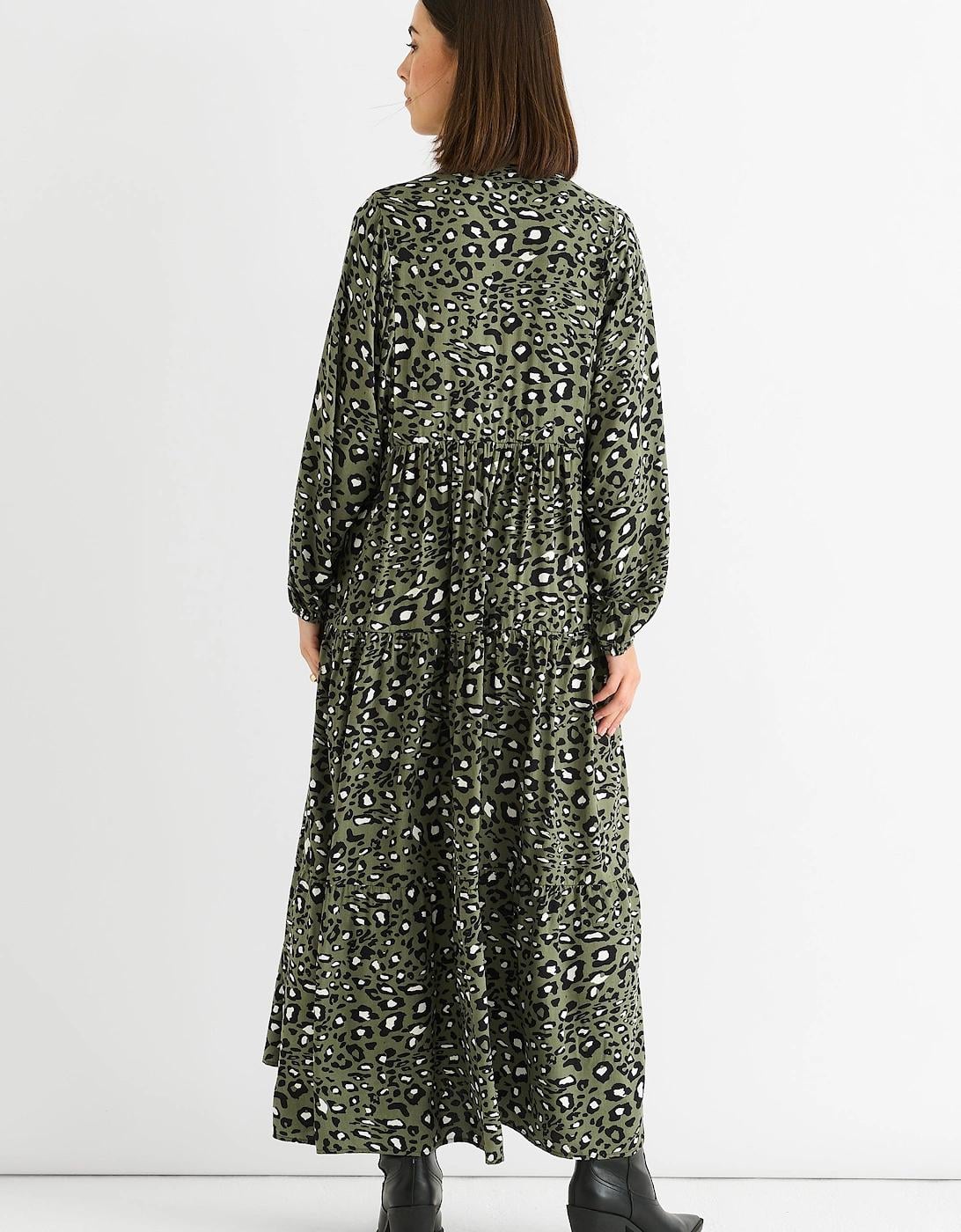 gini london green floral print maxi dress Green Gini London Long Sleeve Maxi Dress