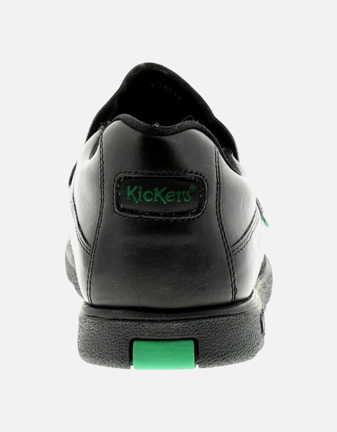 Mocassins Kickers Fragma15 Slip-on Pour Homme - Cuir Noir Mat - Semelle Texturée - Sans Lacets, Enfiler Rapidement - Confort Journée Entière - 10