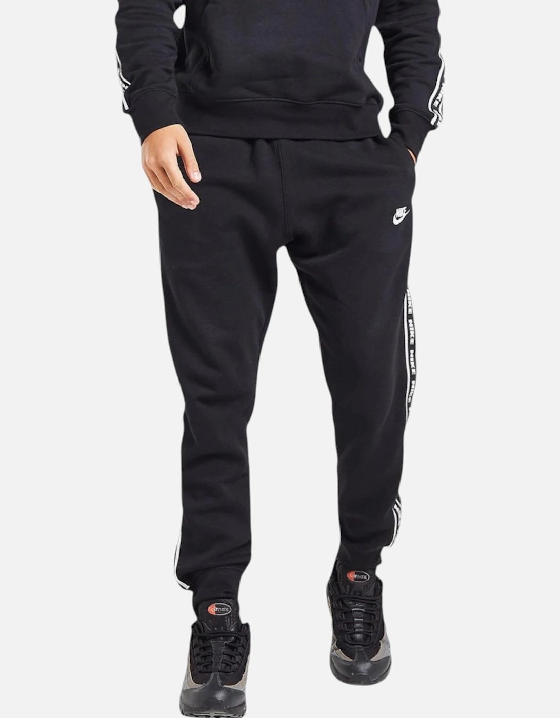 Nike Club Nike Taping Skinny Fit Joggers In Black Black Nike Club