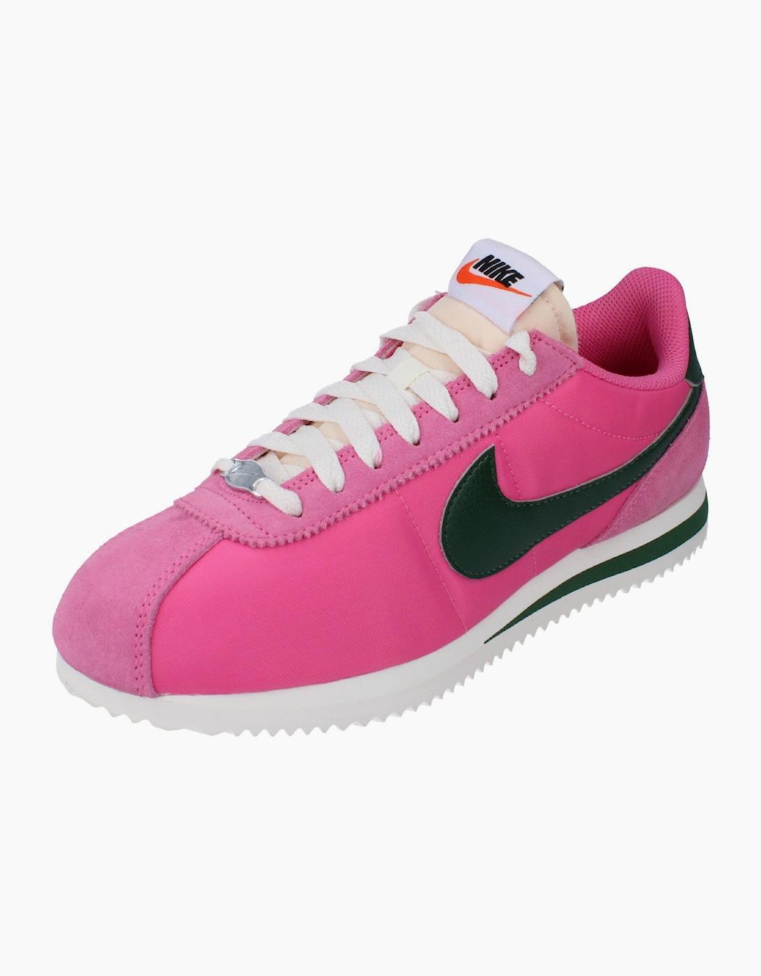 nike cortez trainers in pink nylon