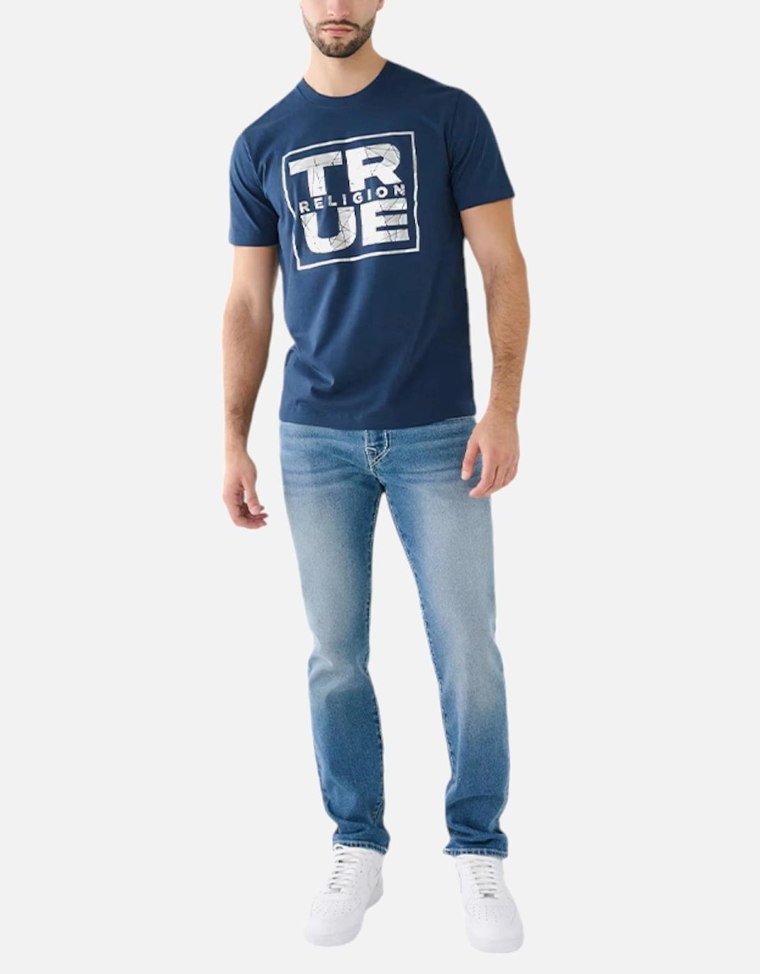 Buddha Tee Blue True Religion T Shirt True Religion 107812 T