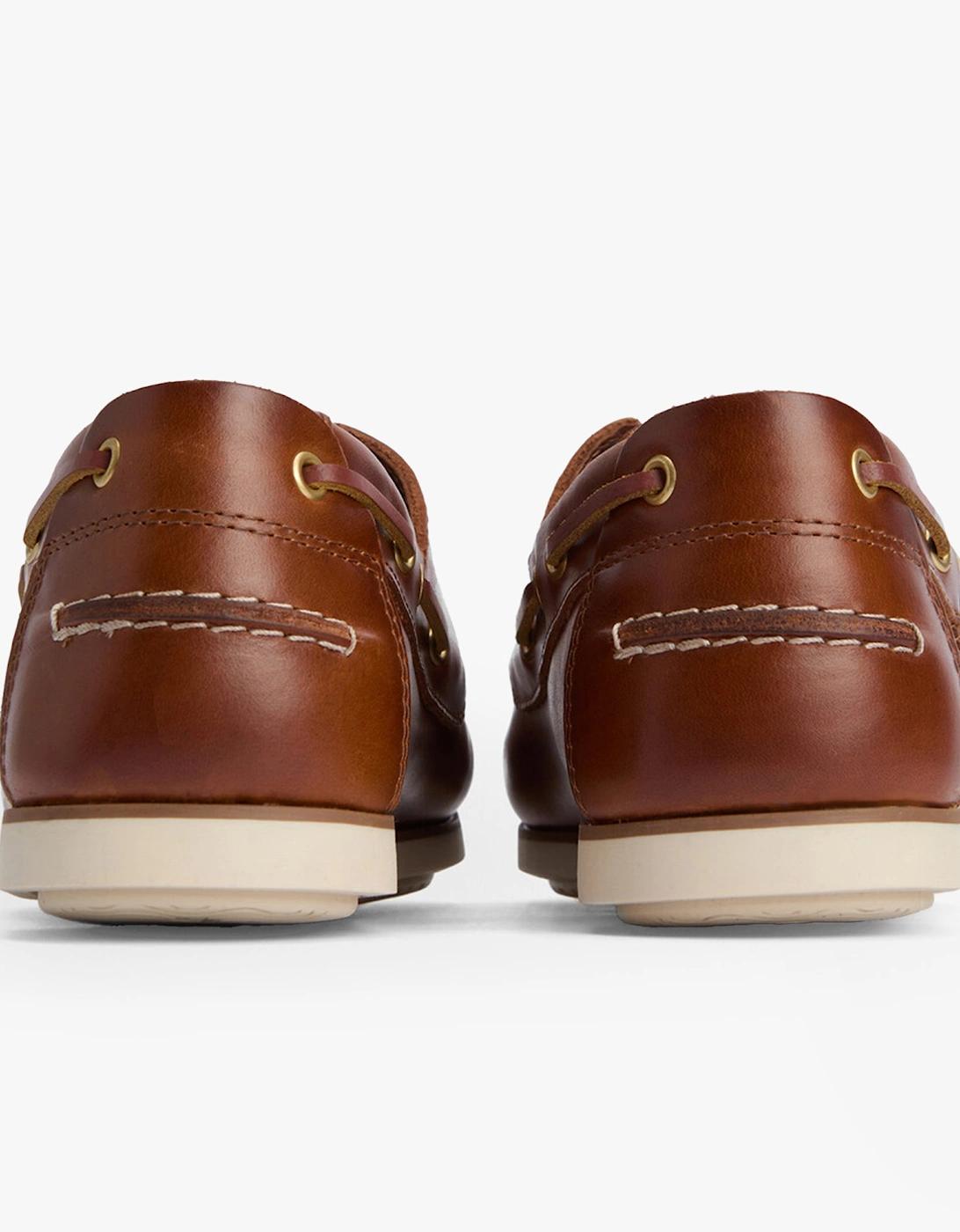 Barbour Wake Boat Shoes Cognac in Brown for Men Lyst UK