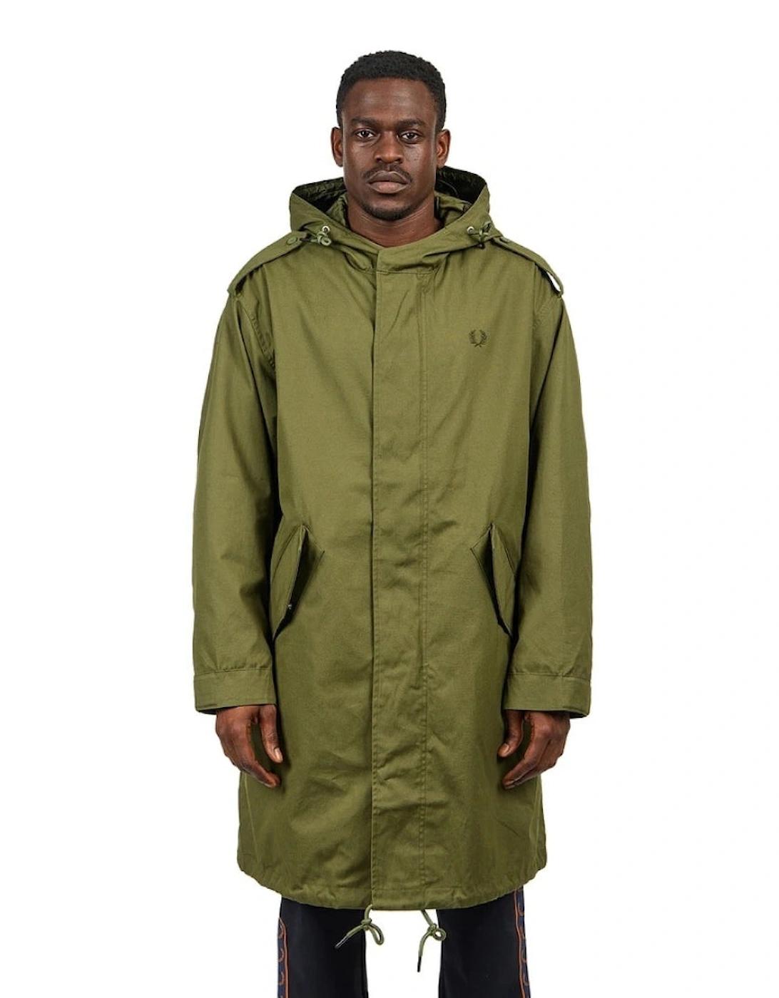 Fred Perry Fur Lined Parka Jacket in Green for Men Lyst UK