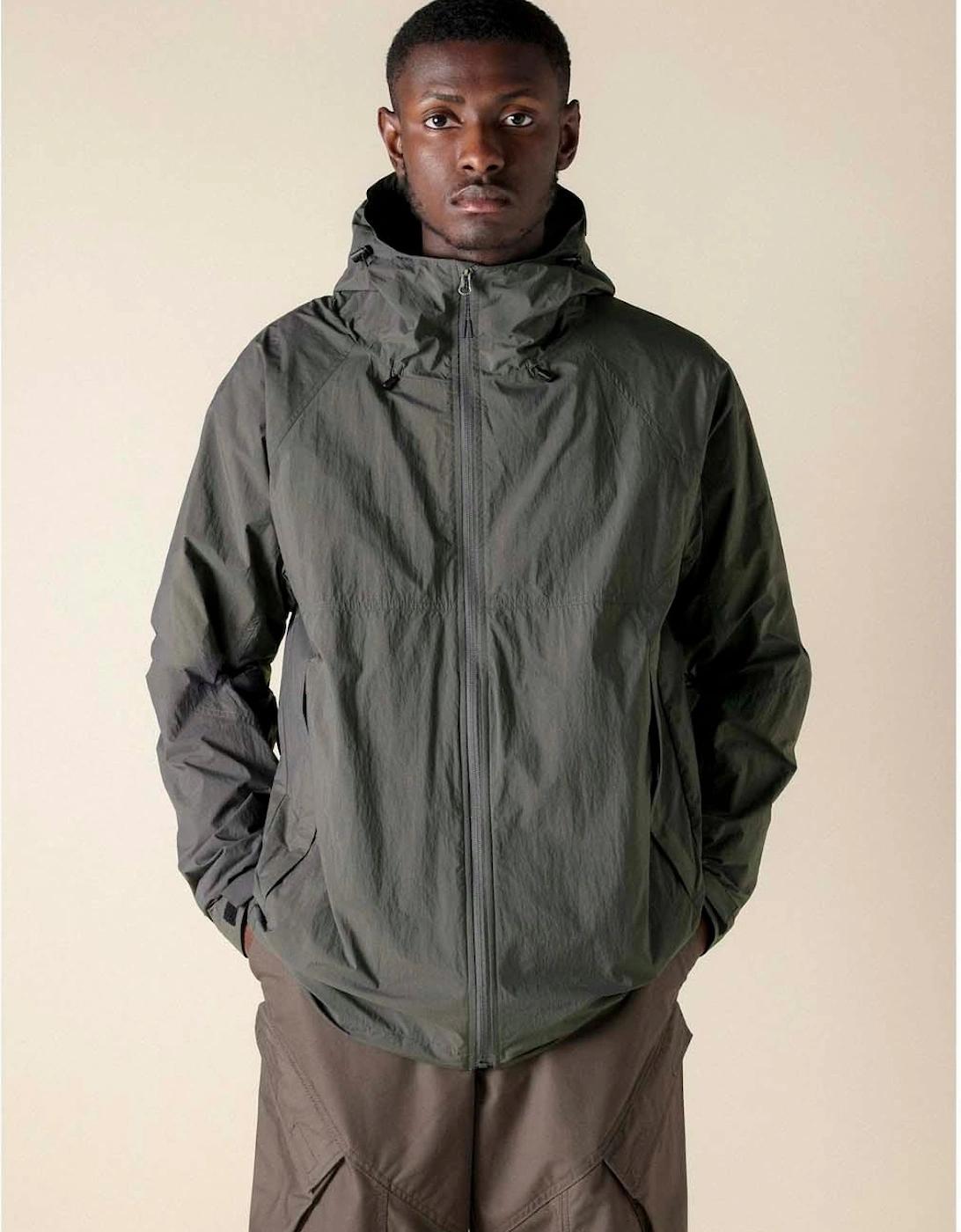 Mizuno Wr Light Mountain Hooded Jacket in Grey for Men | Lyst UK