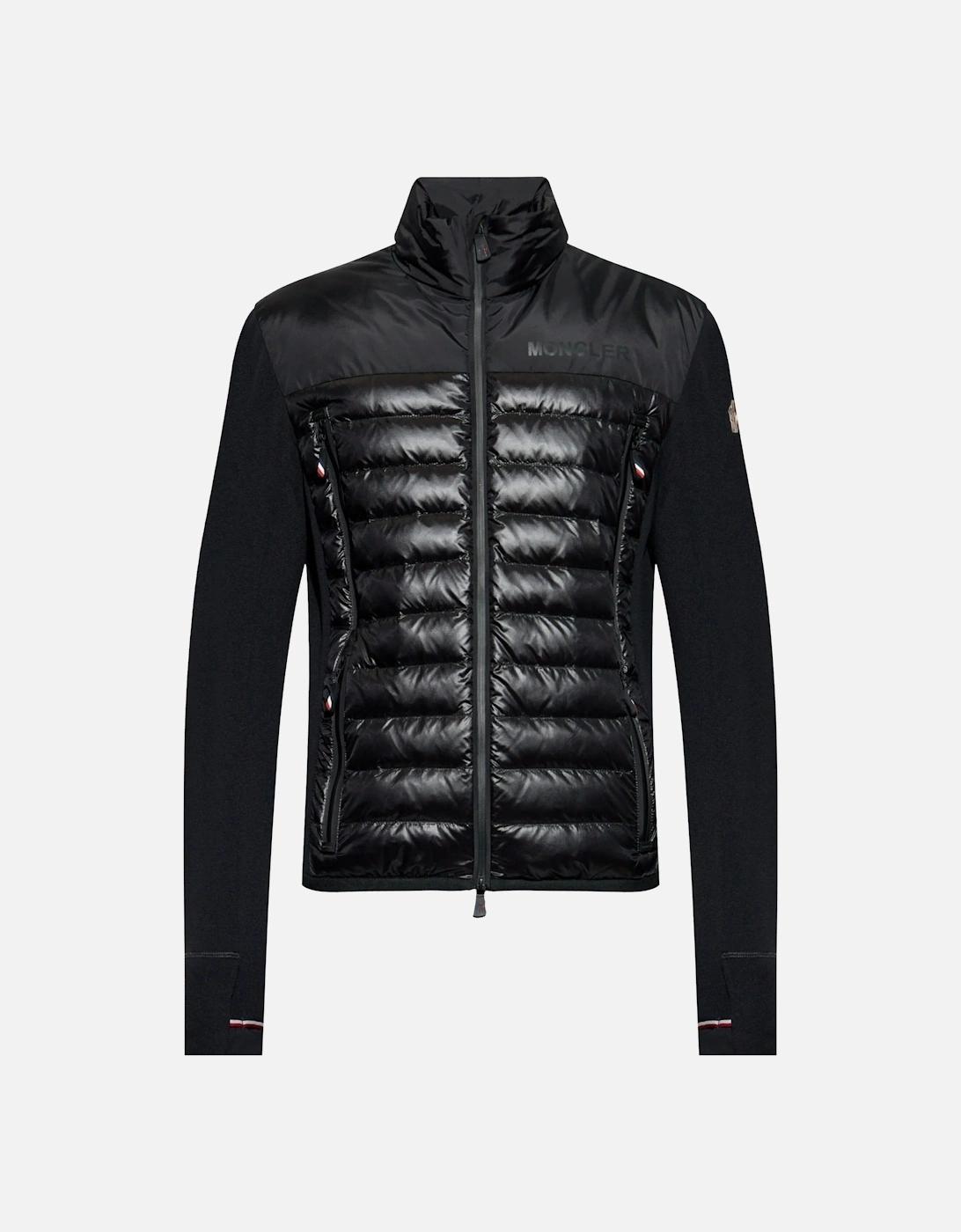Moncler Hybrid Cardigan in Black for Men Lyst UK