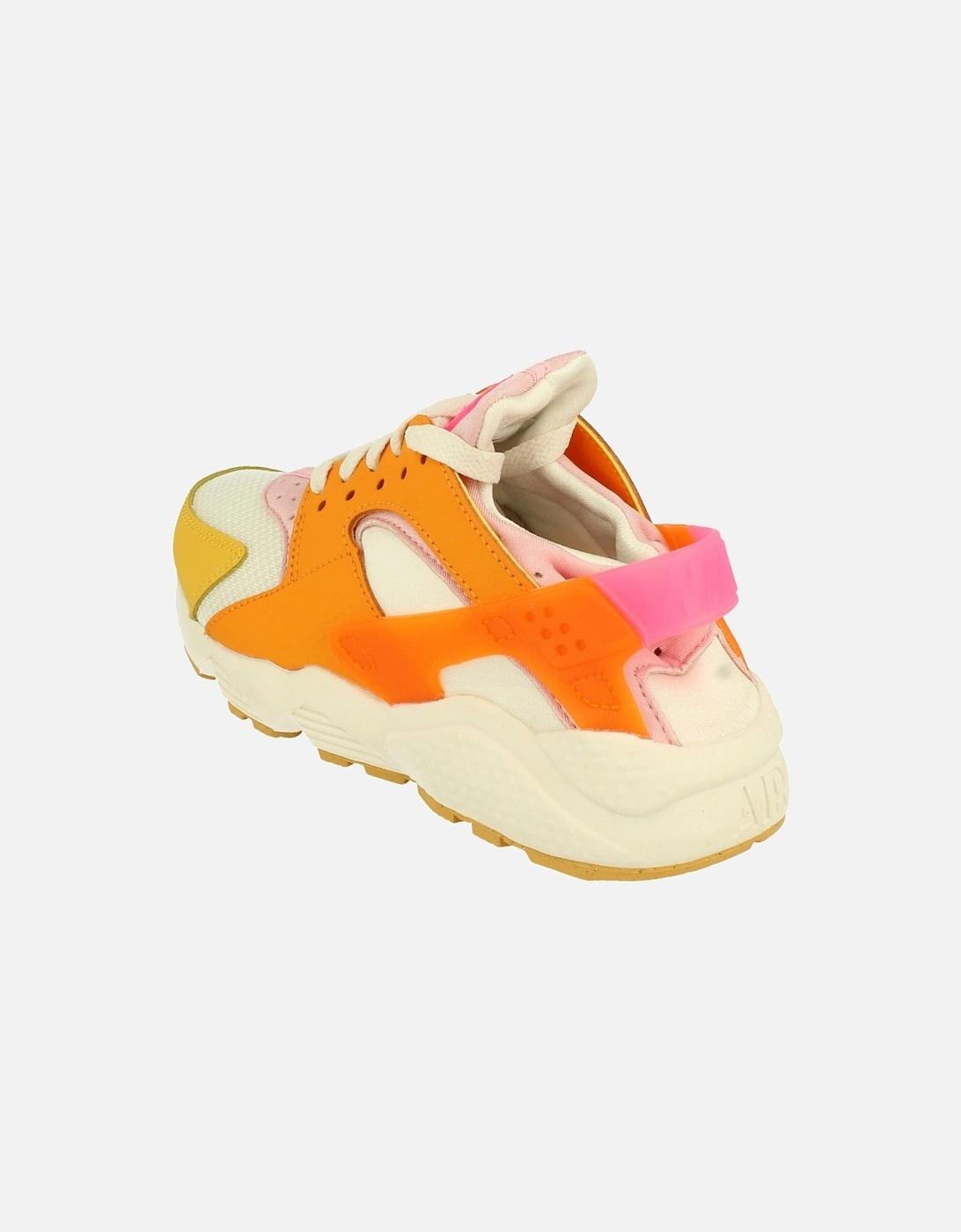 pink orange and white huaraches