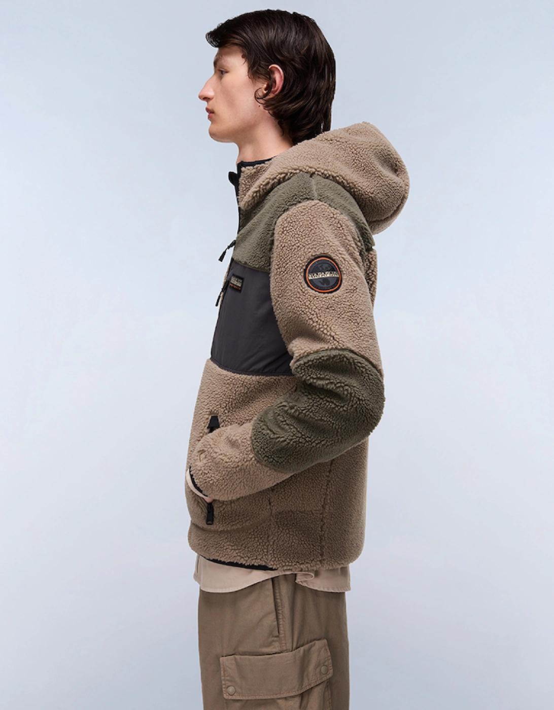 Napapijri Yupik Full-Zip Fleece Hoodie in Brown for Men Lyst UK